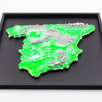Spain 3D Map