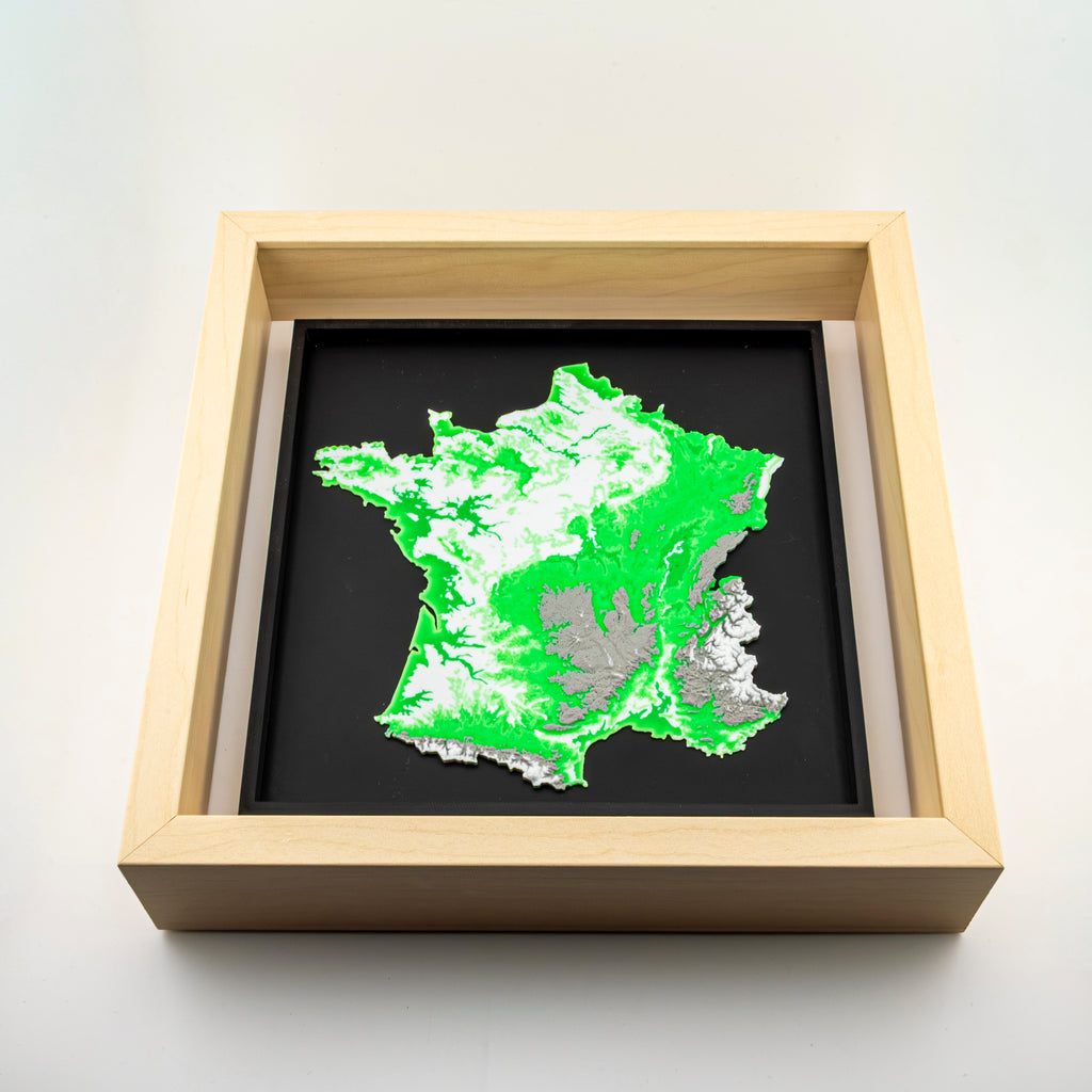 France 3D Map