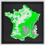 France 3D Map