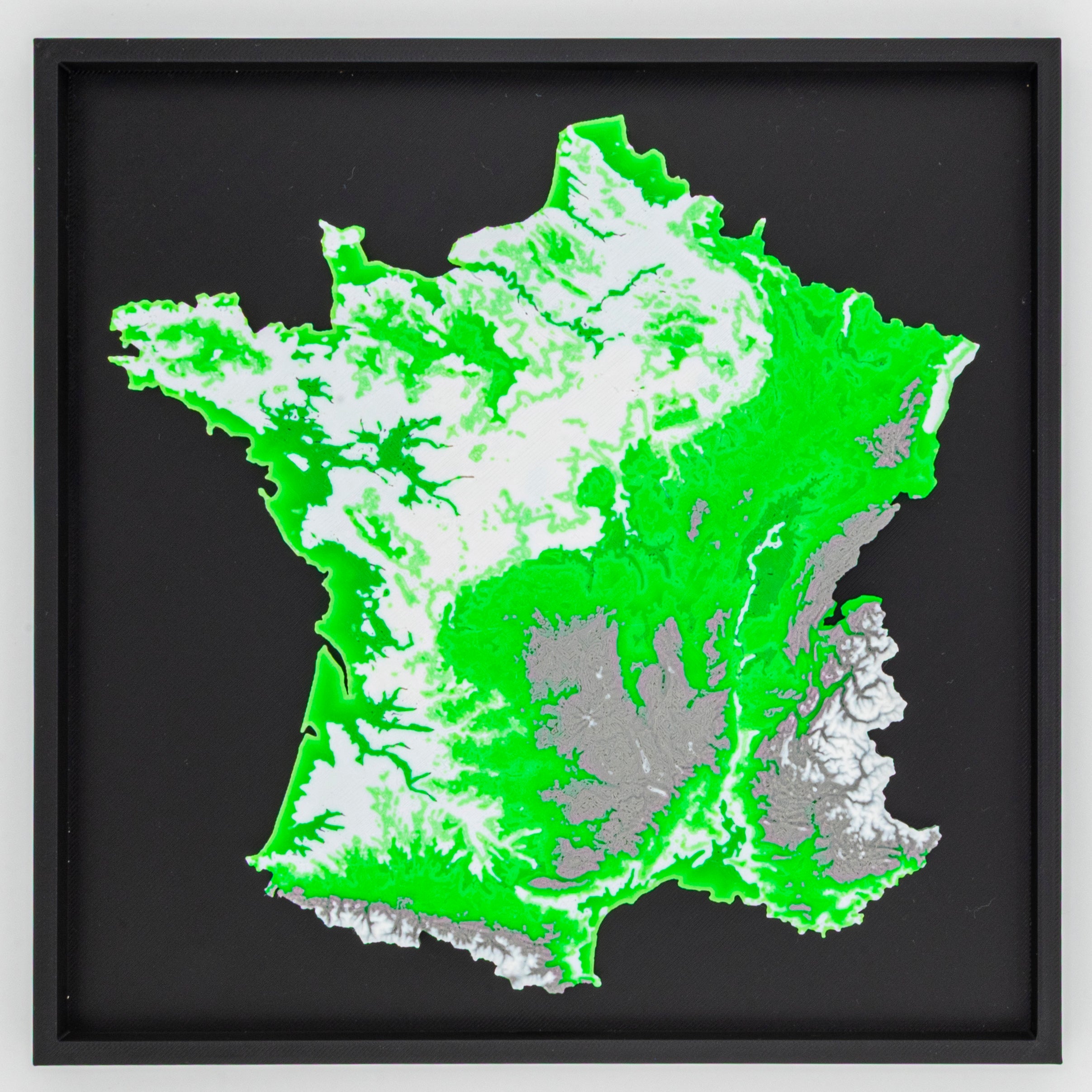 France 3D Map