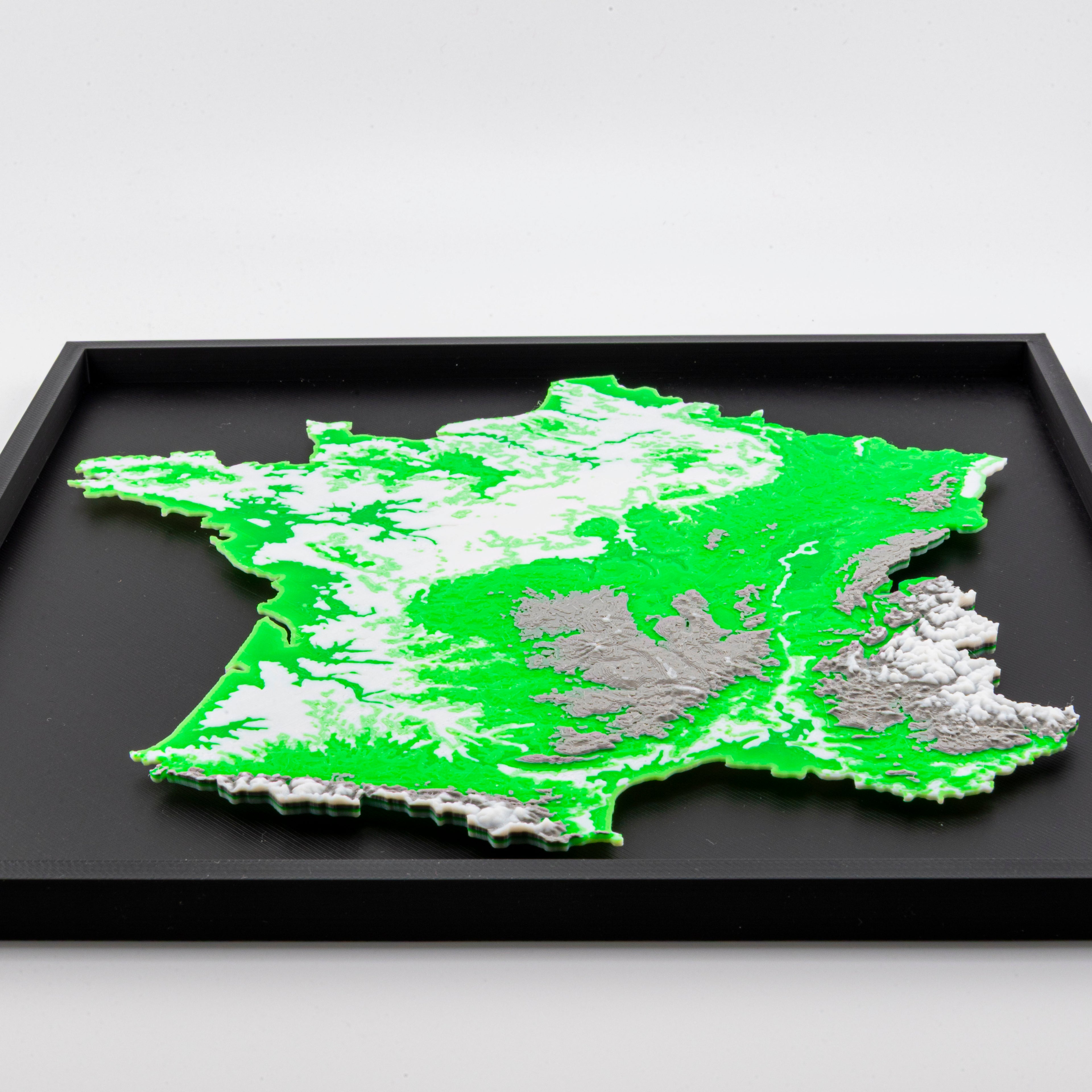 France 3D Map