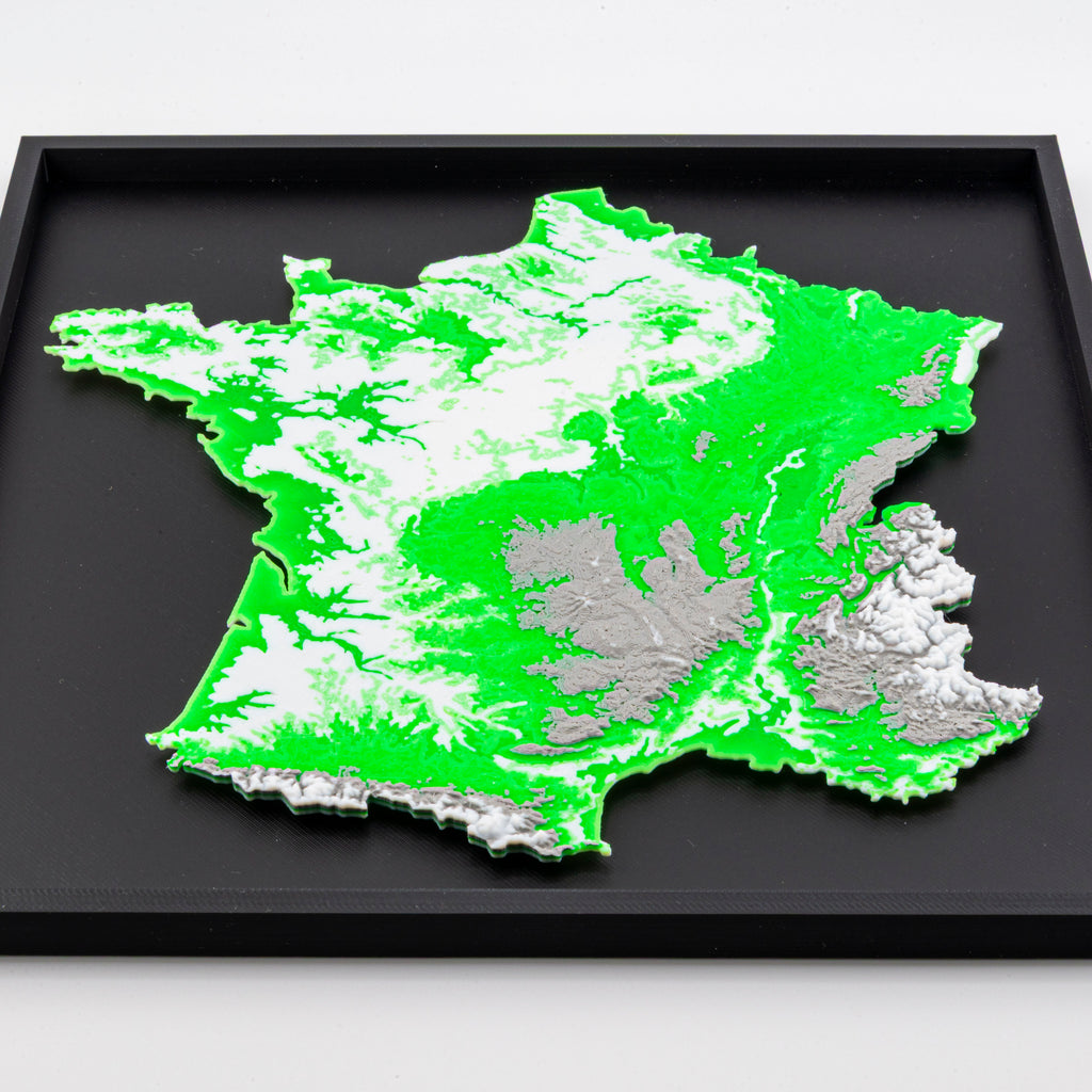 France 3D Map