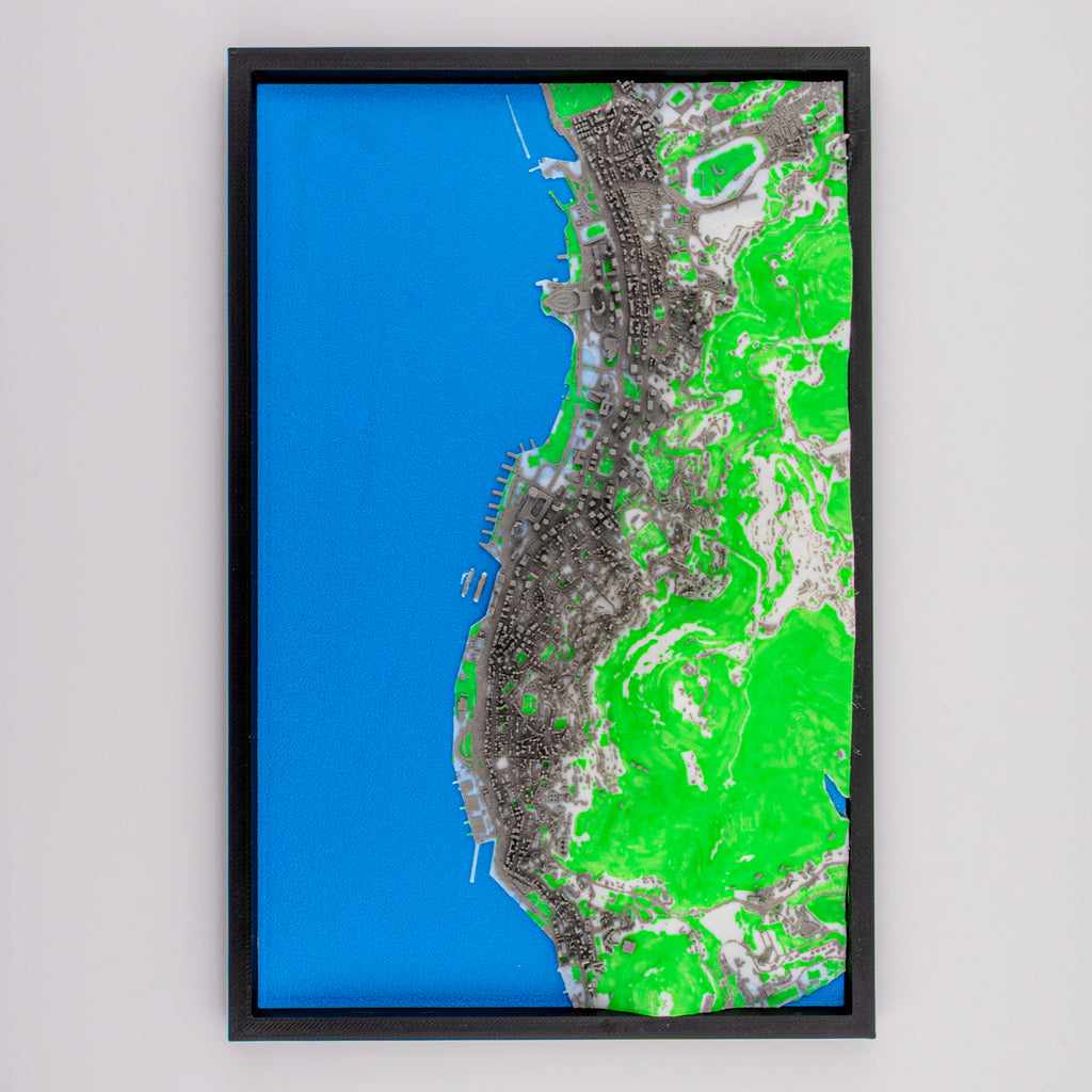 Carte 3D de Hong Kong