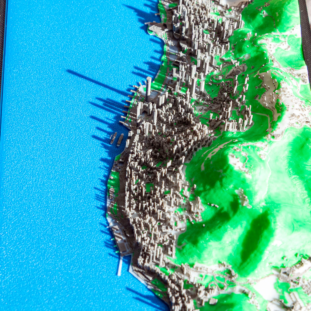 Carte 3D de Hong Kong