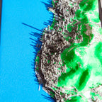 Carte 3D de Hong Kong