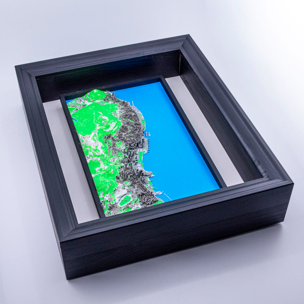 Carte 3D de Hong Kong