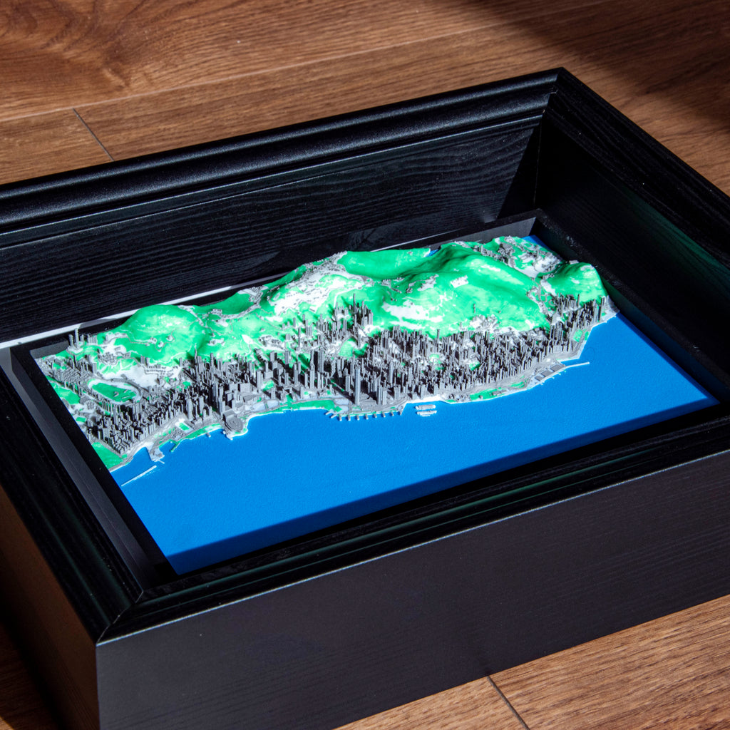 Carte 3D de Hong Kong