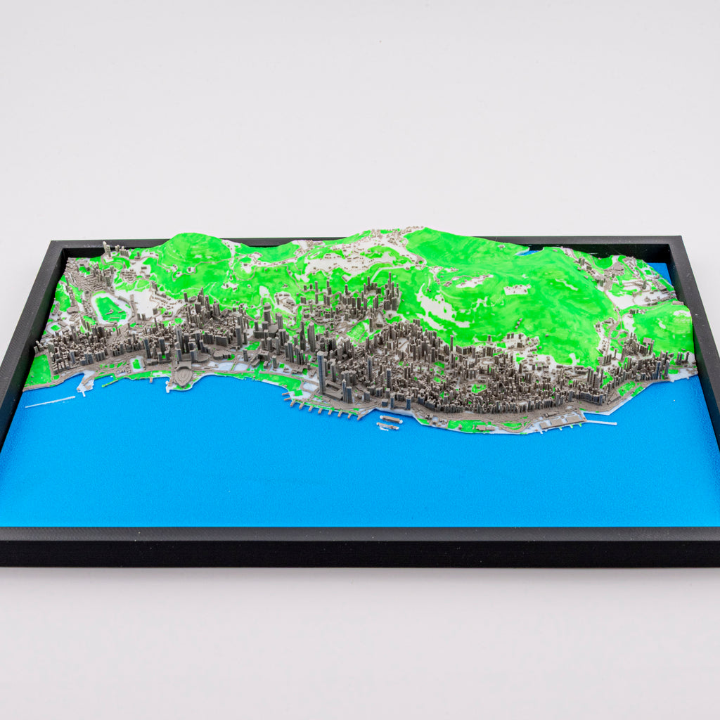 Carte 3D de Hong Kong