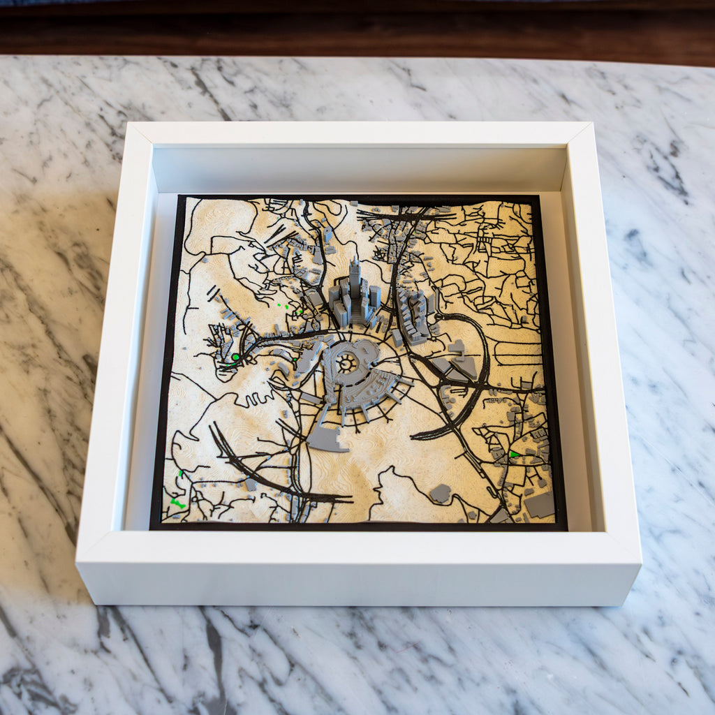 Carte 3D de La Mecque