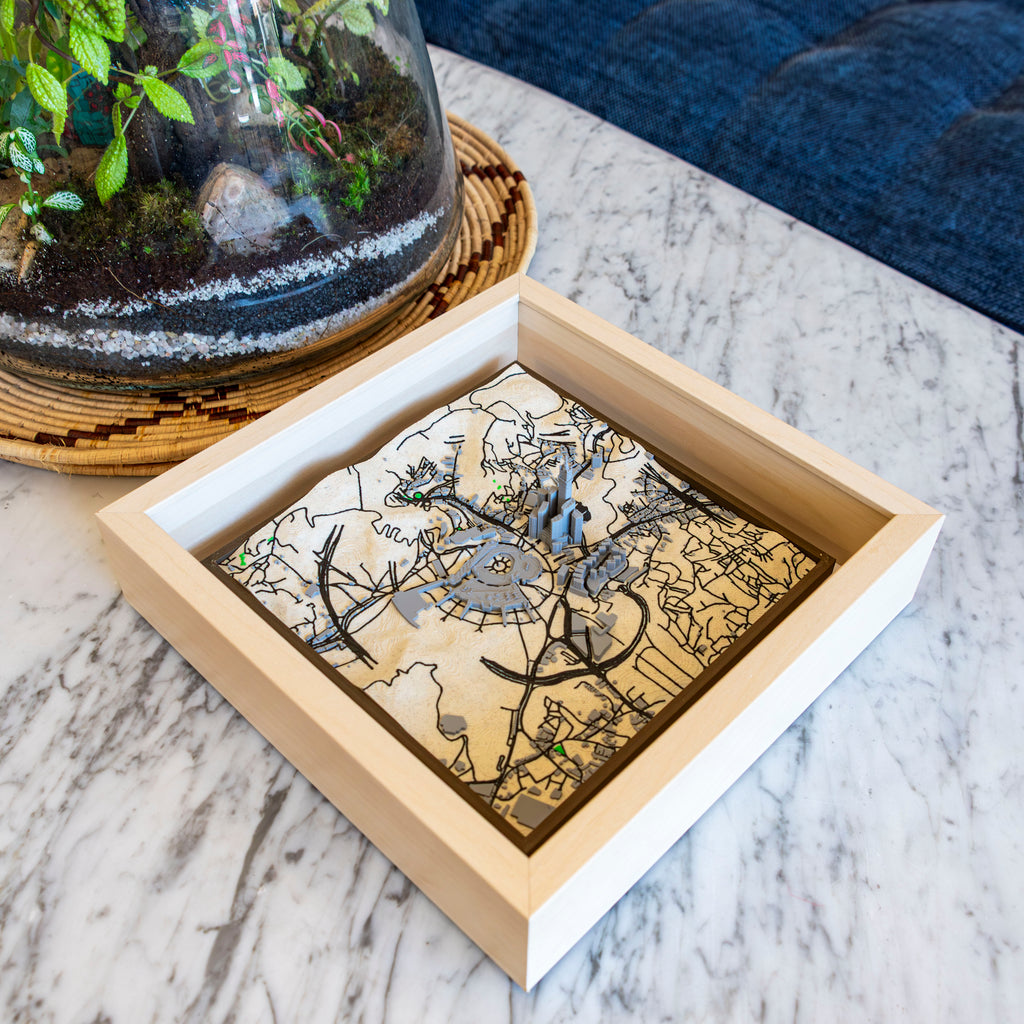 Carte 3D de La Mecque