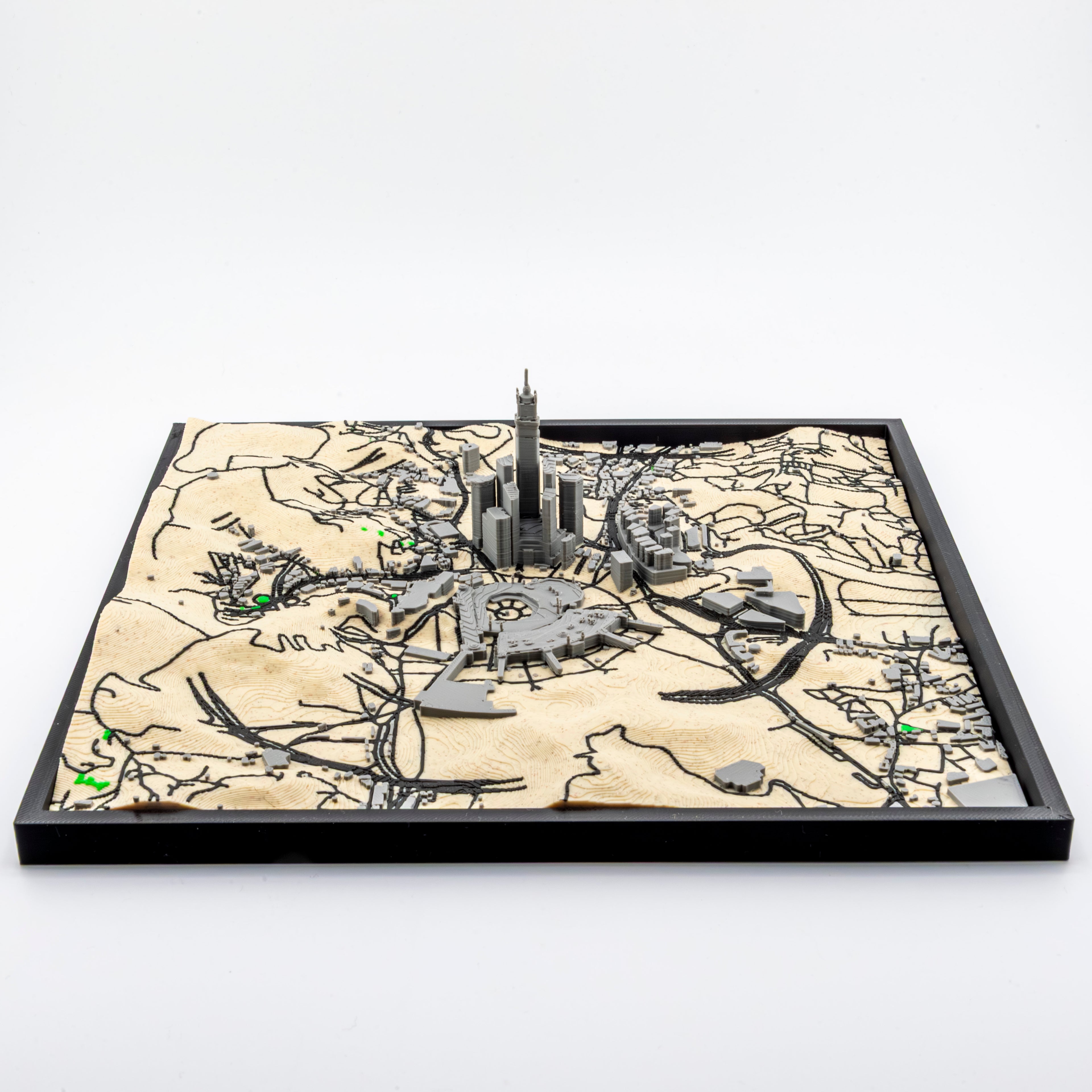 Carte 3D de La Mecque