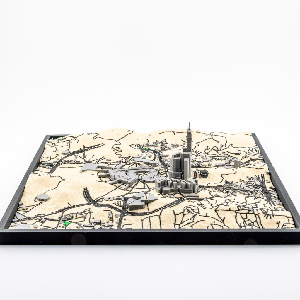 Carte 3D de La Mecque