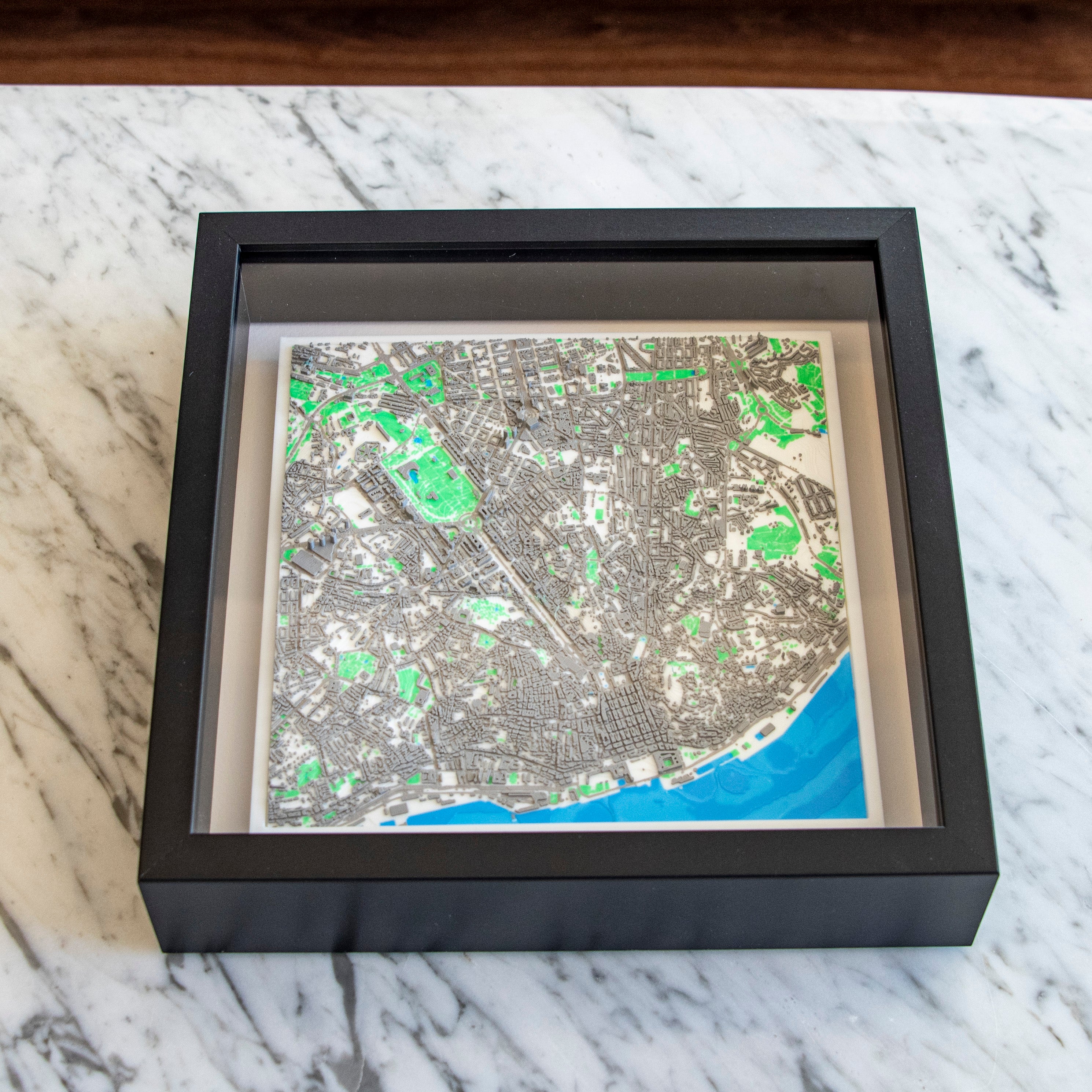 Carte 3D de Lisbonne