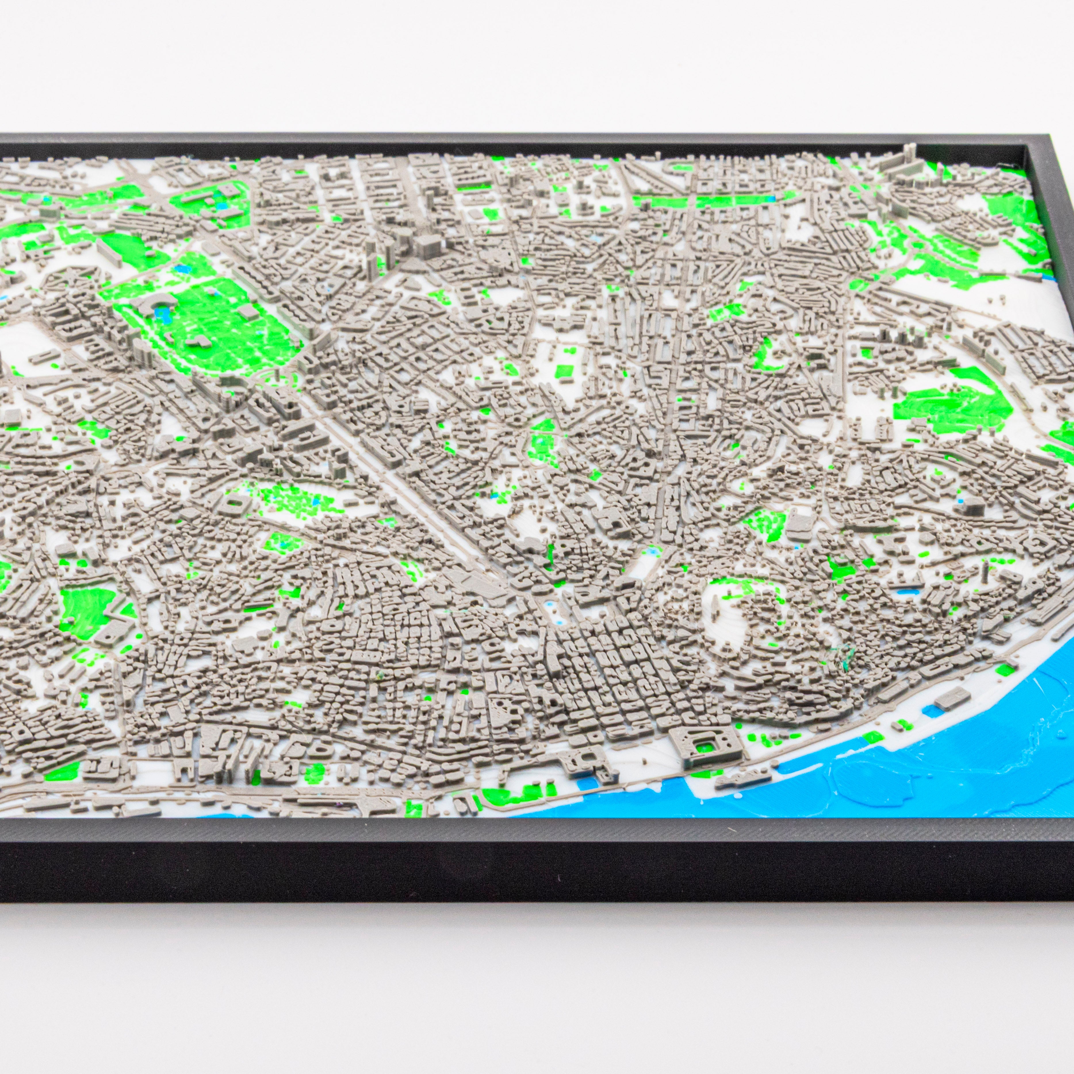 Carte 3D de Lisbonne