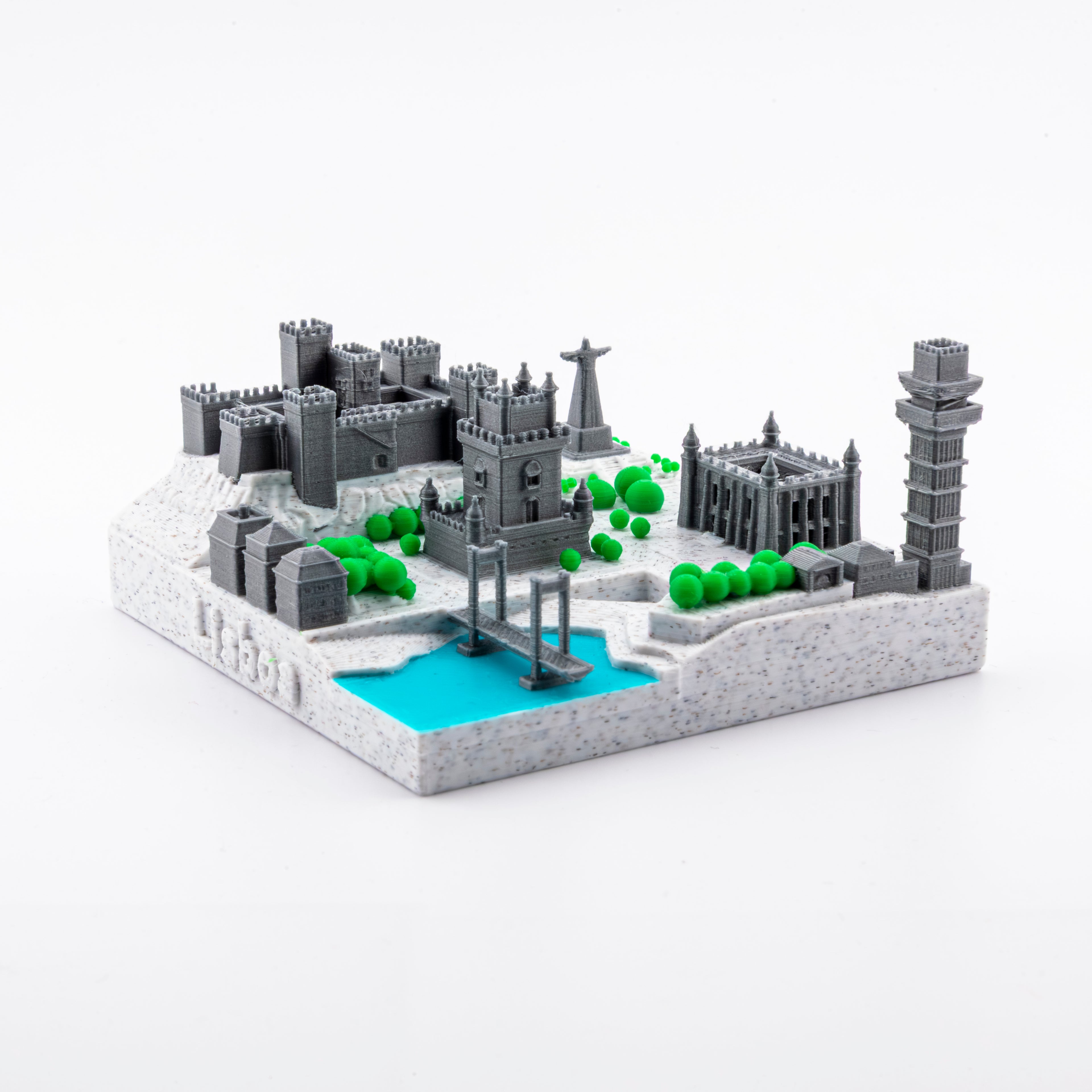 Mini ville 3D de Lisbonne