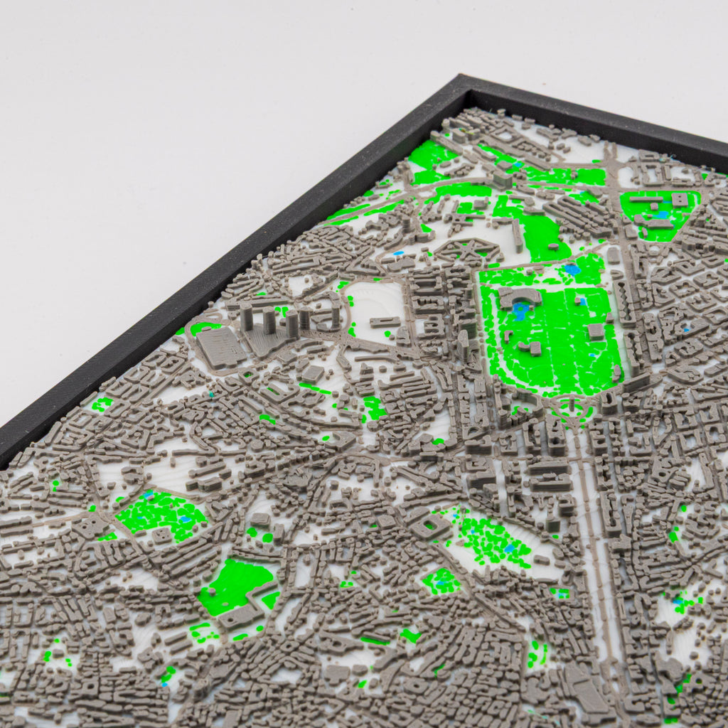 Carte 3D de Lisbonne