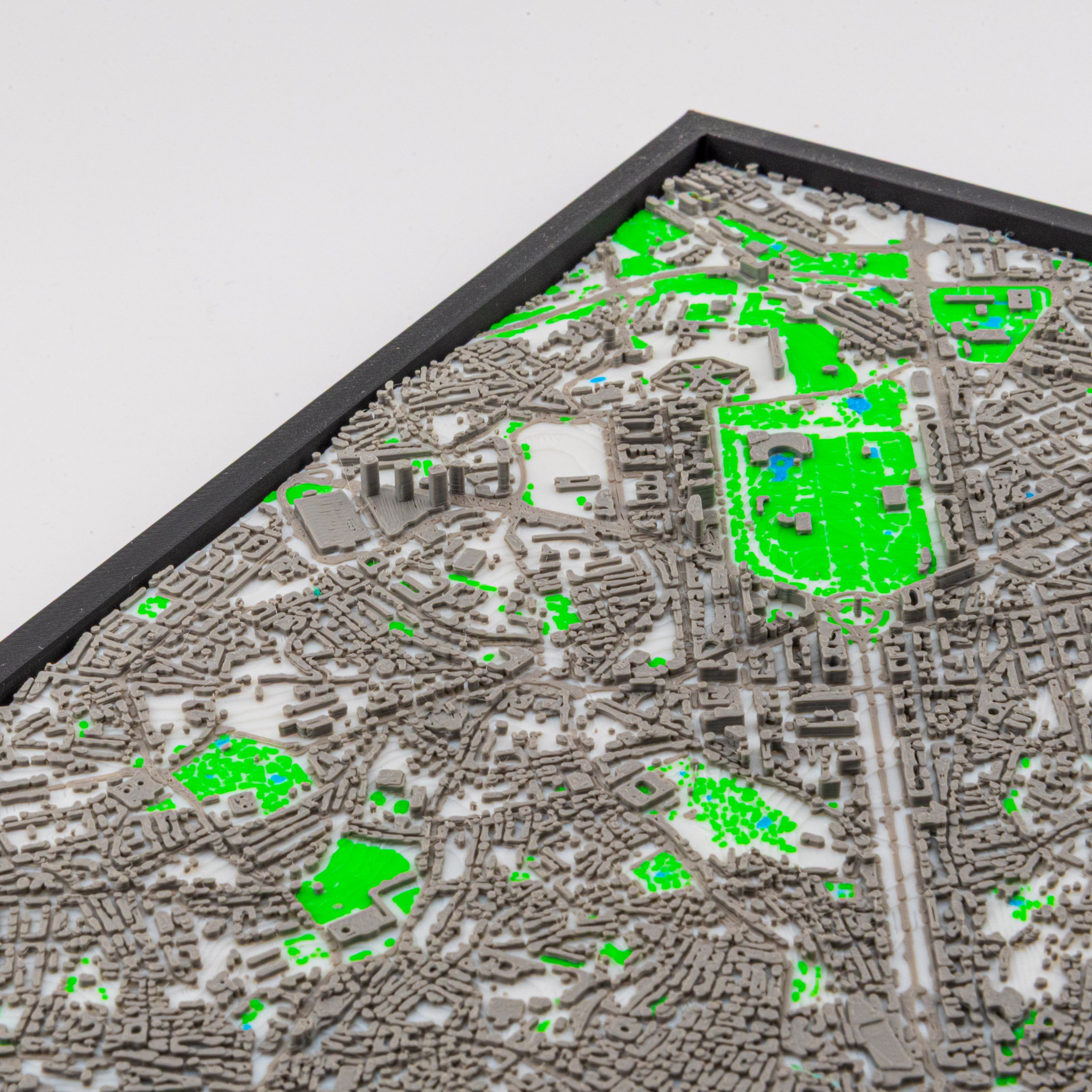 Carte 3D de Lisbonne