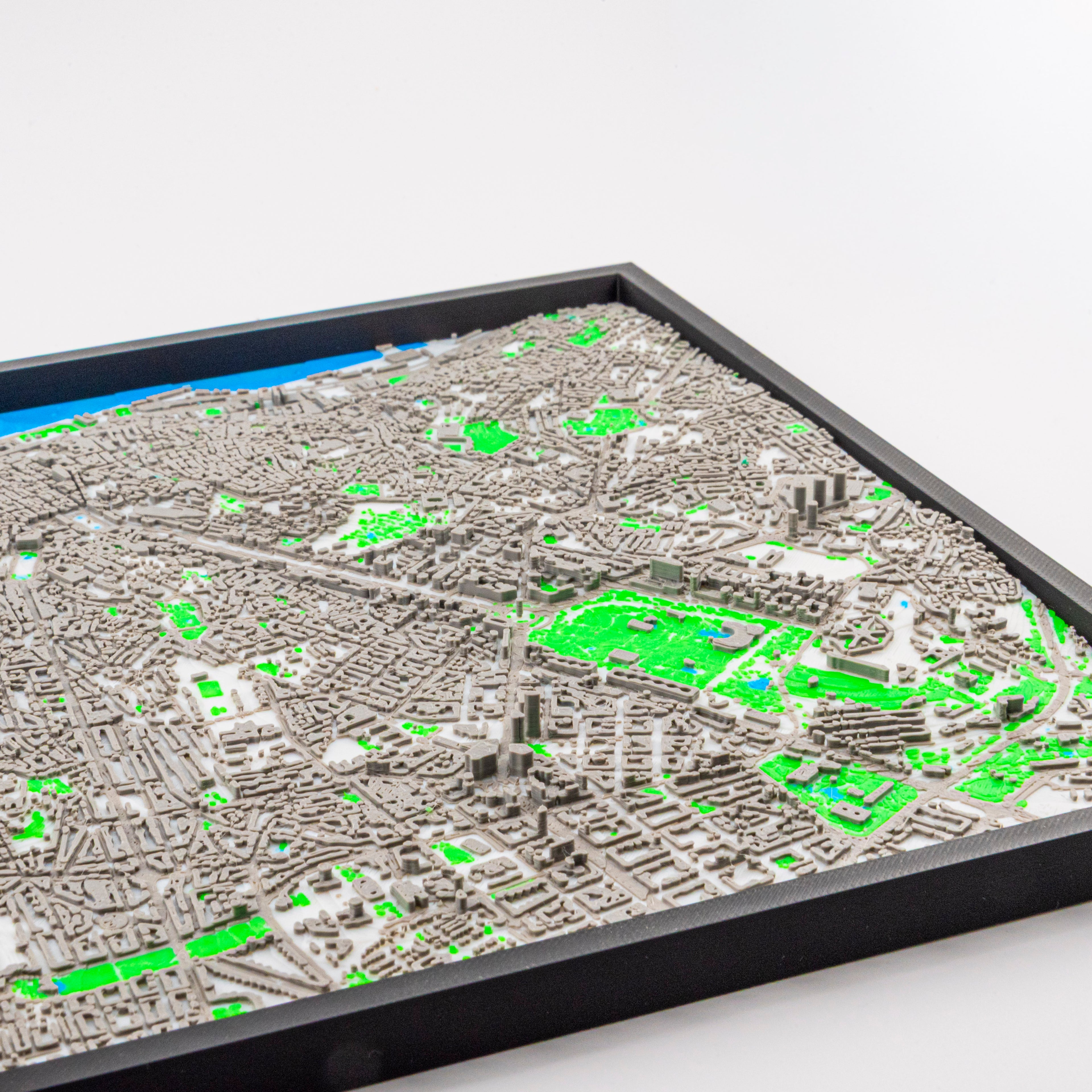 Carte 3D de Lisbonne