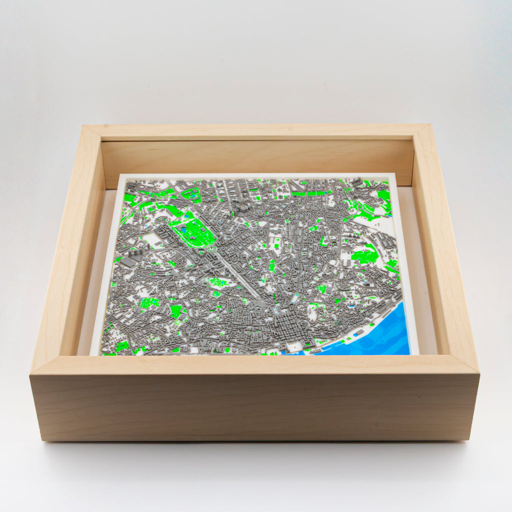 Carte 3D de Lisbonne