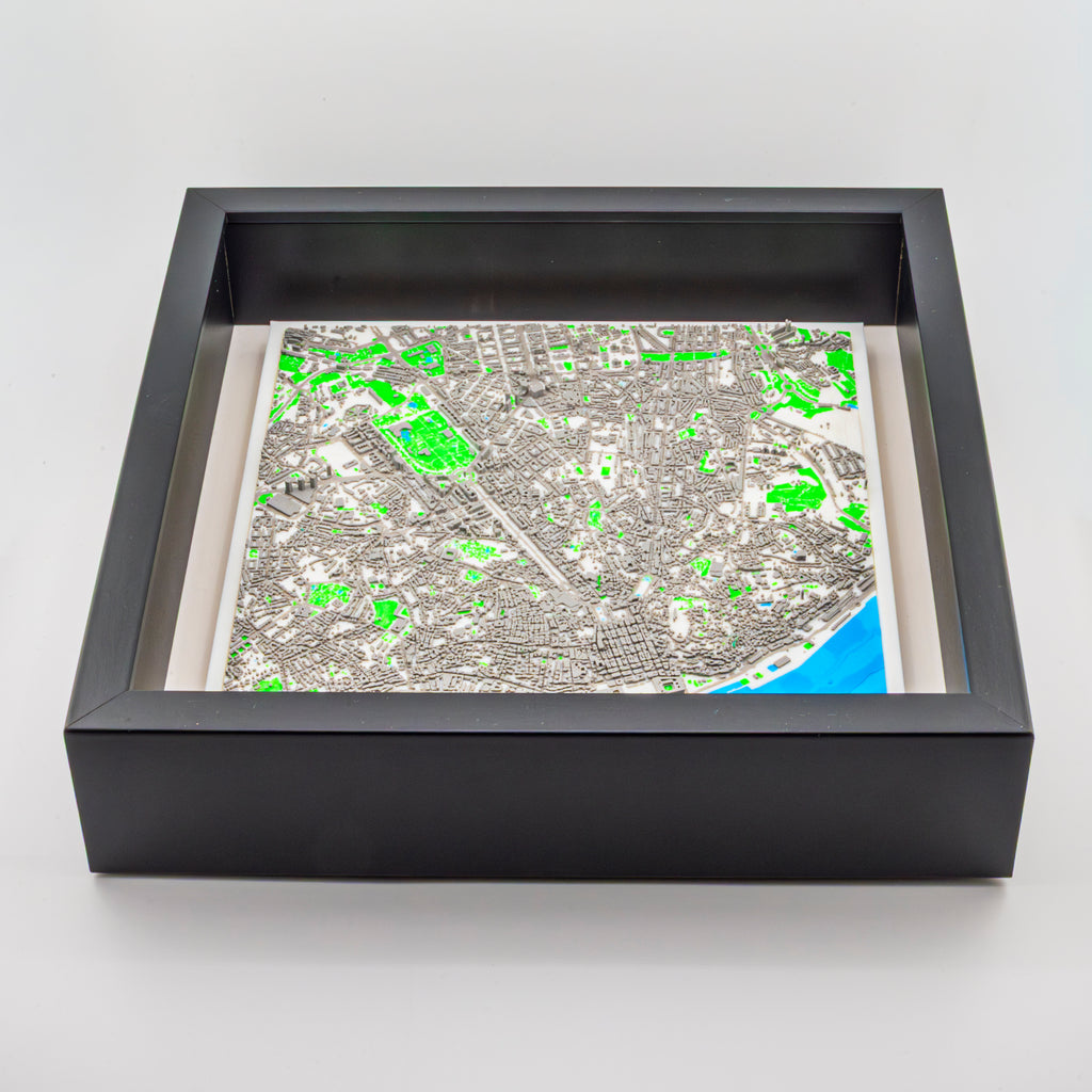 Carte 3D de Lisbonne