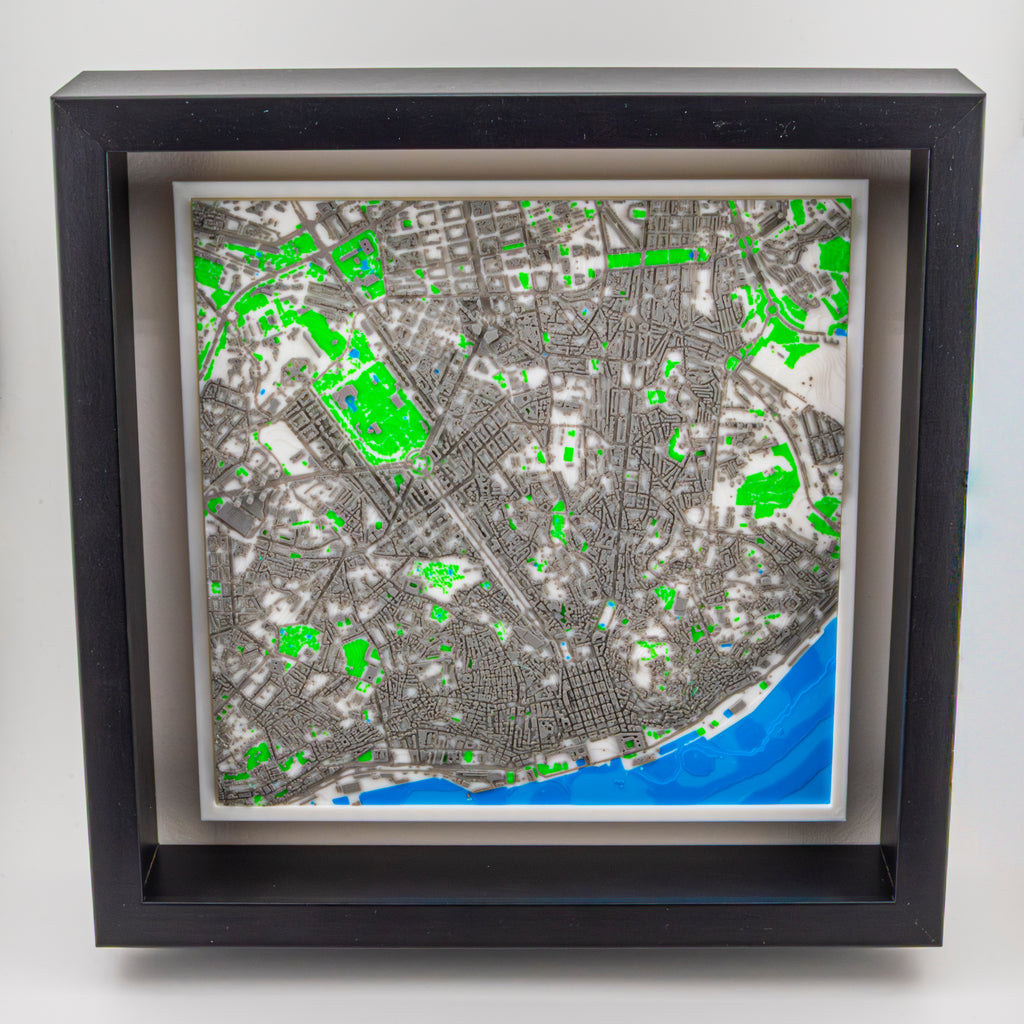 Carte 3D de Lisbonne