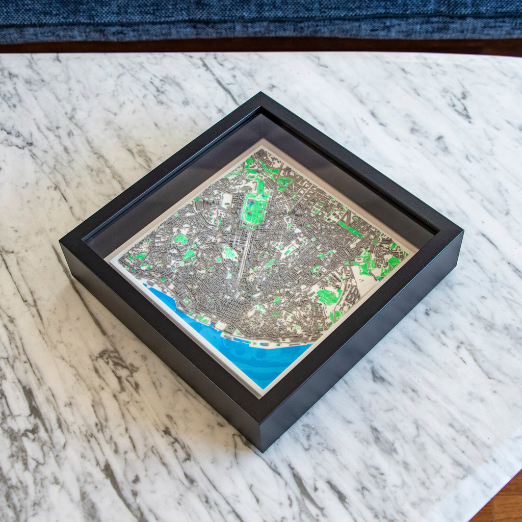 Carte 3D de Lisbonne