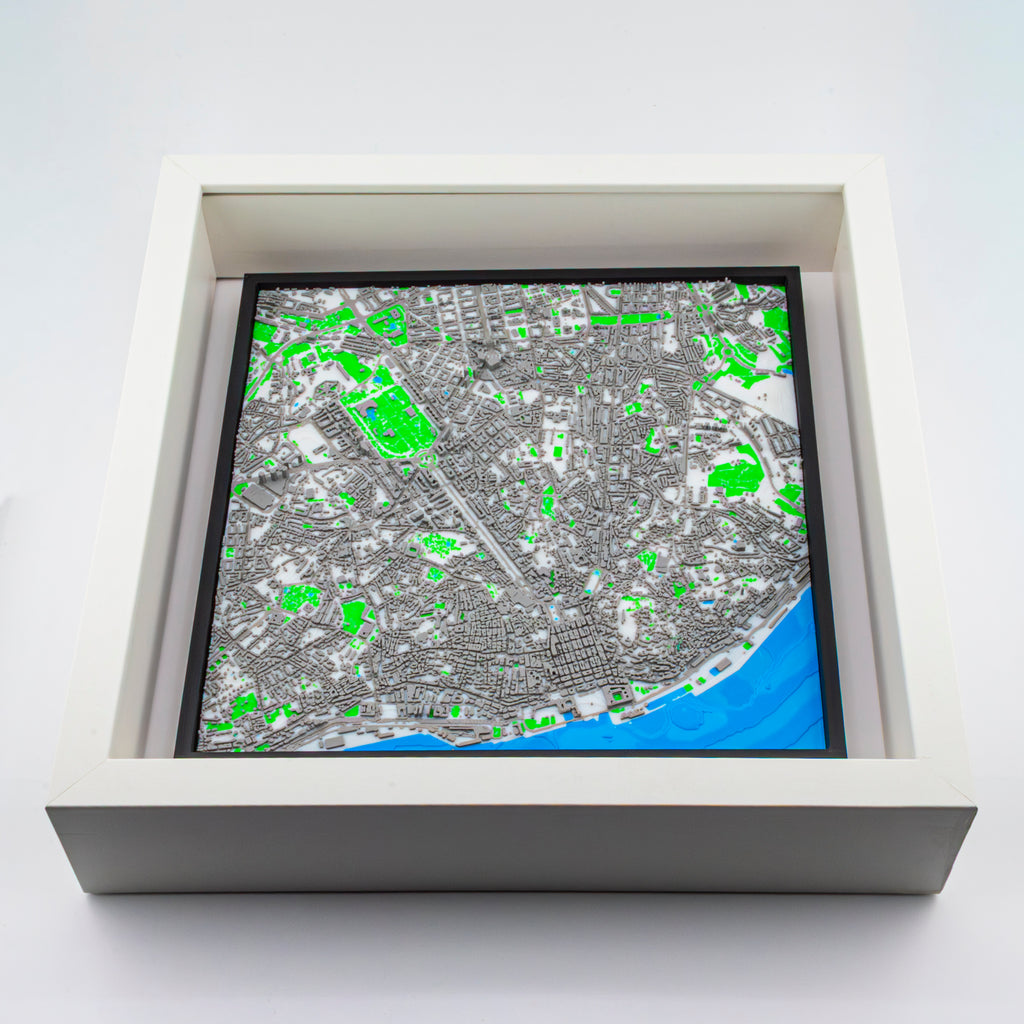 Carte 3D de Lisbonne