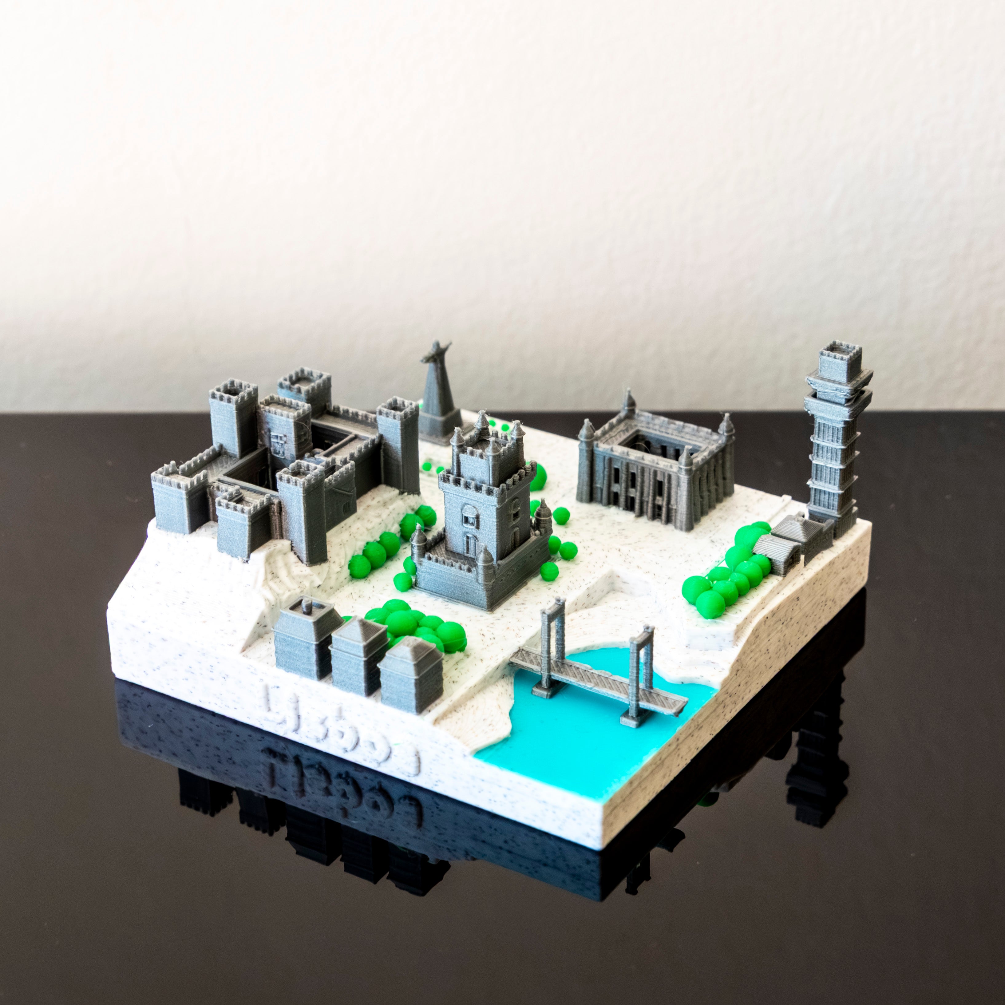 Mini ville 3D de Lisbonne