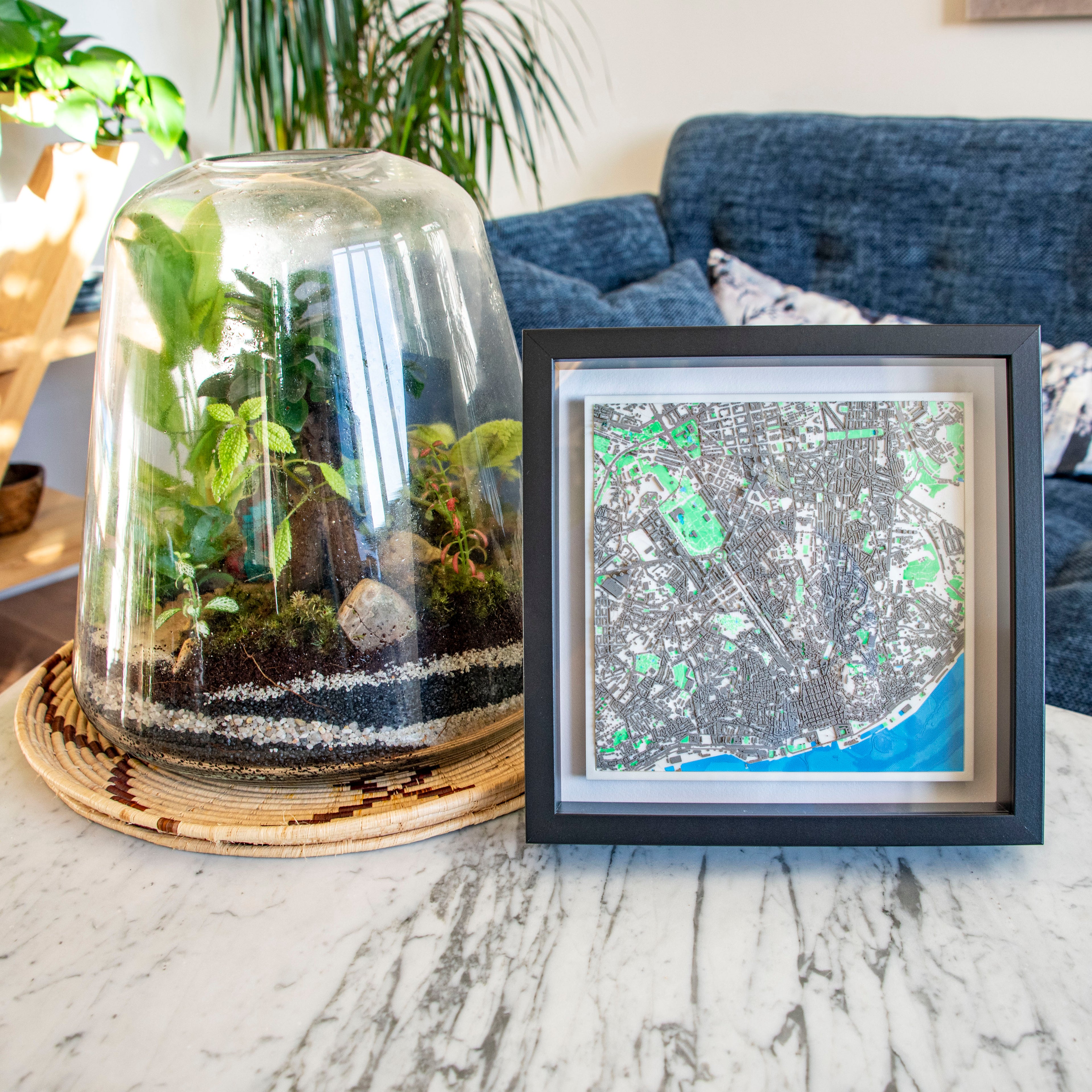 Carte 3D de Lisbonne