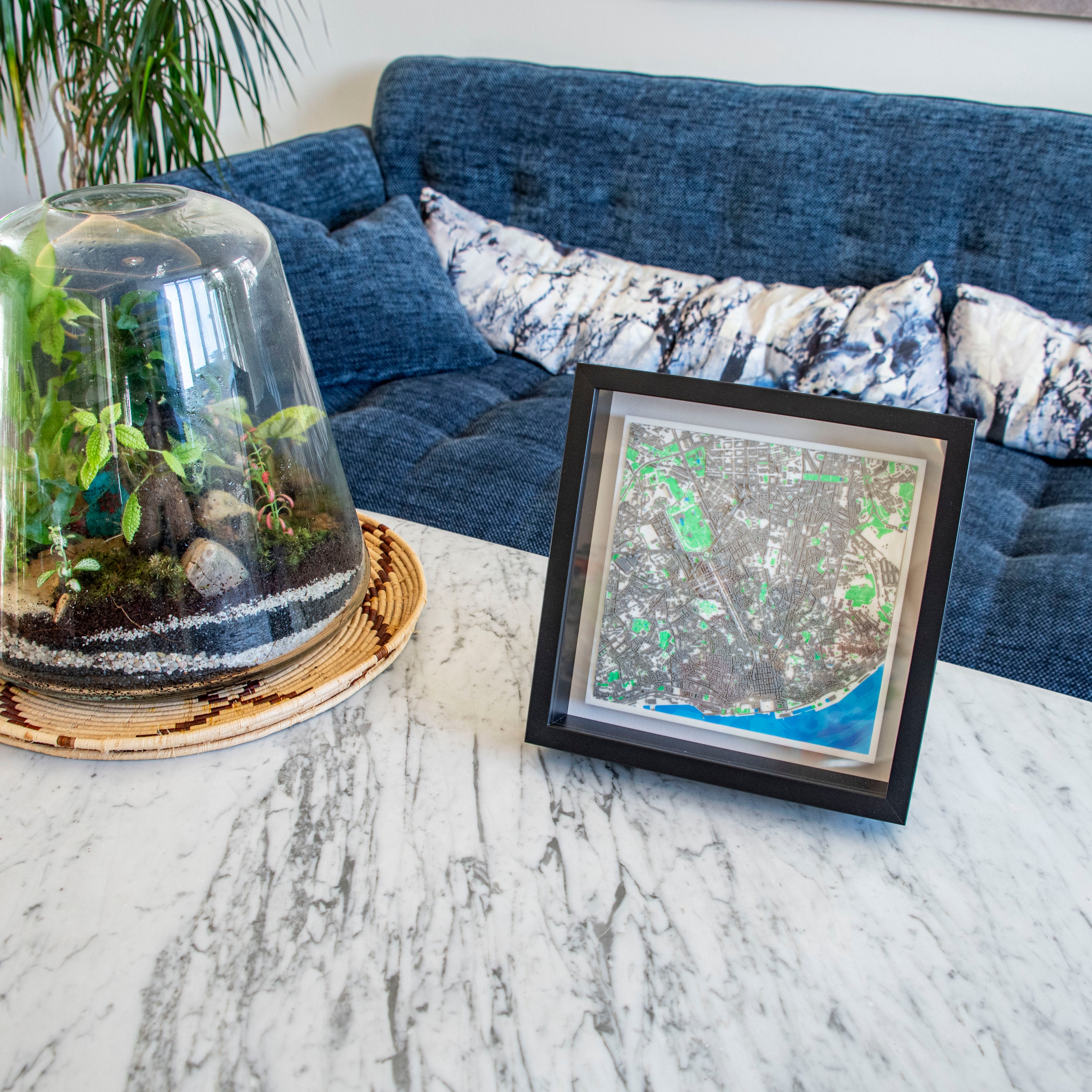 Carte 3D de Lisbonne