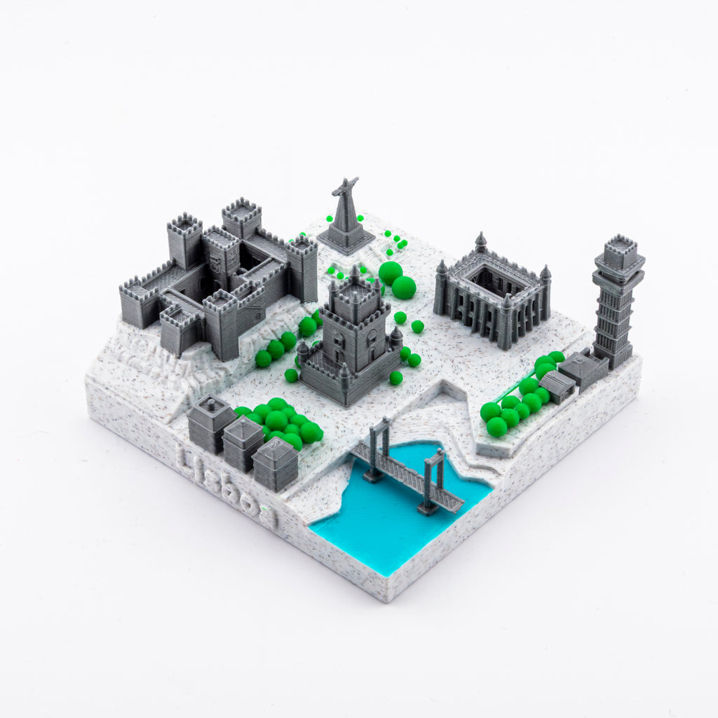 Mini ville 3D de Lisbonne