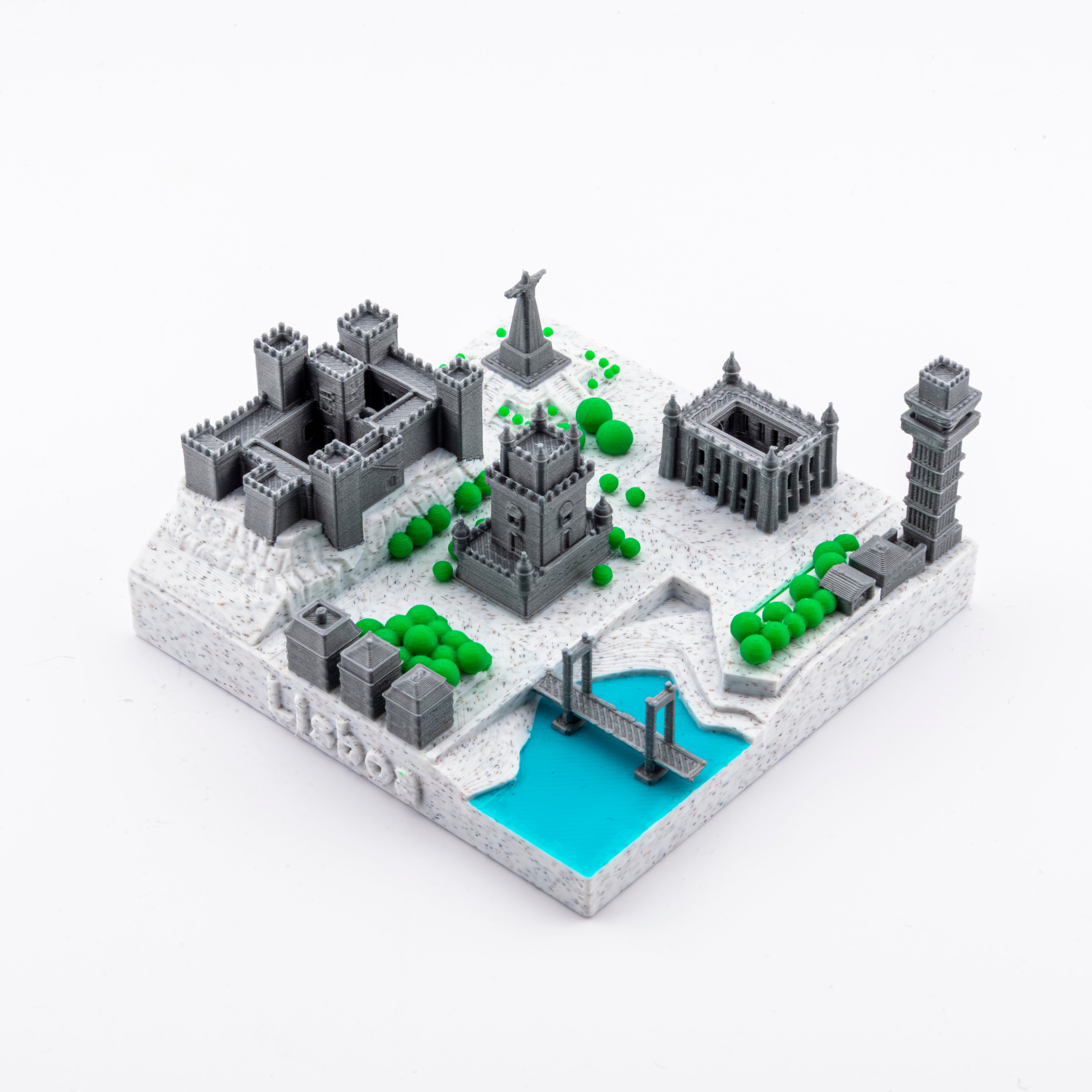 Mini ville 3D de Lisbonne