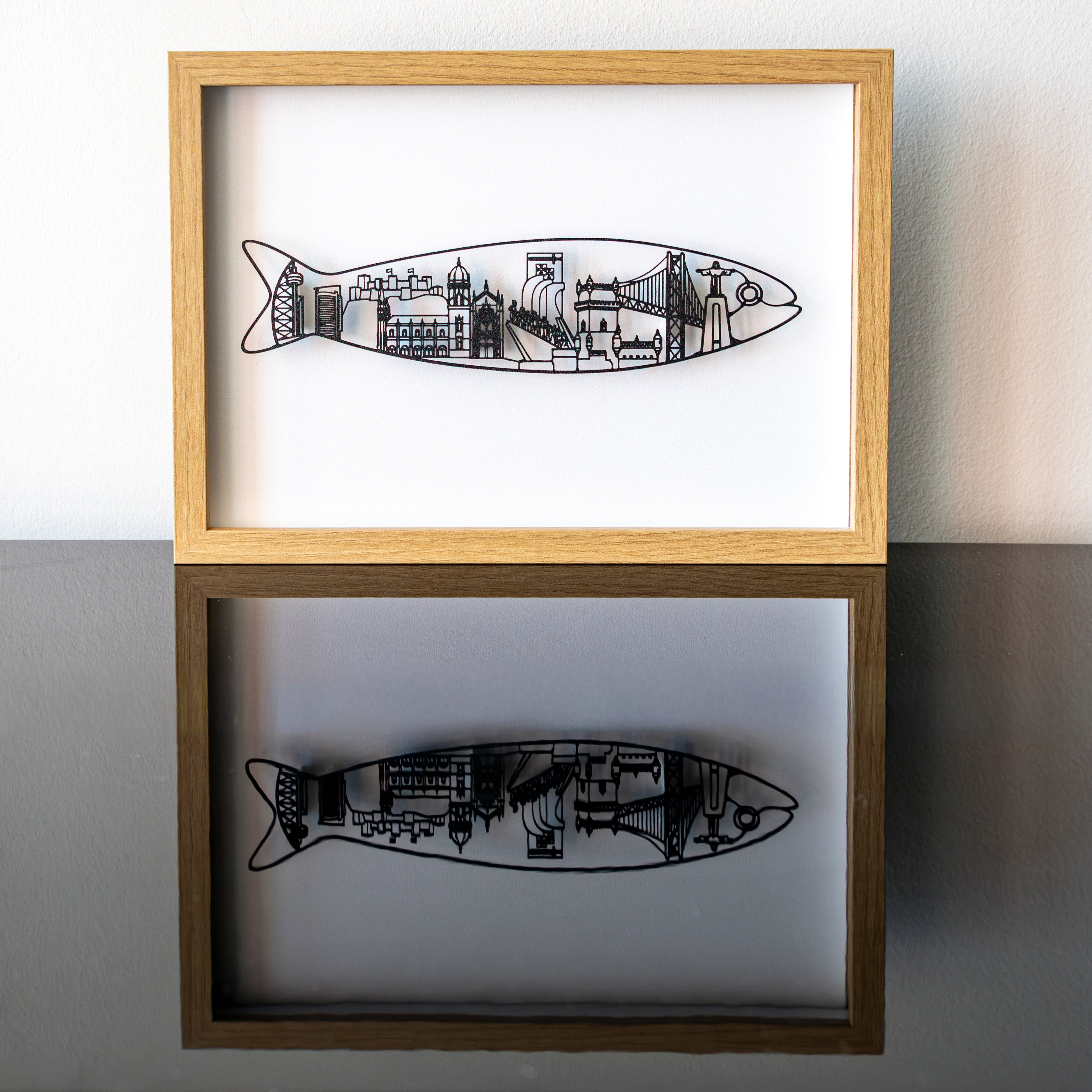 Icons Lisbonne - Sardine - Noir