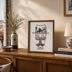 Icons Lisbonne - Fernando Pessoa - Noir