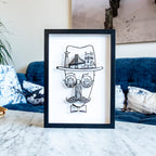 Icons Lisbonne - Fernando Pessoa - Noir