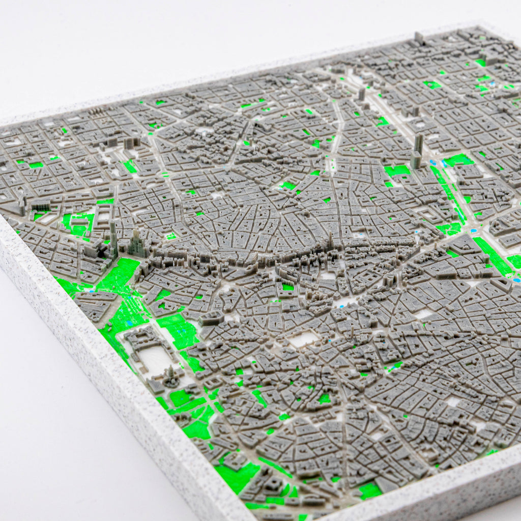 Carte 3D de Madrid