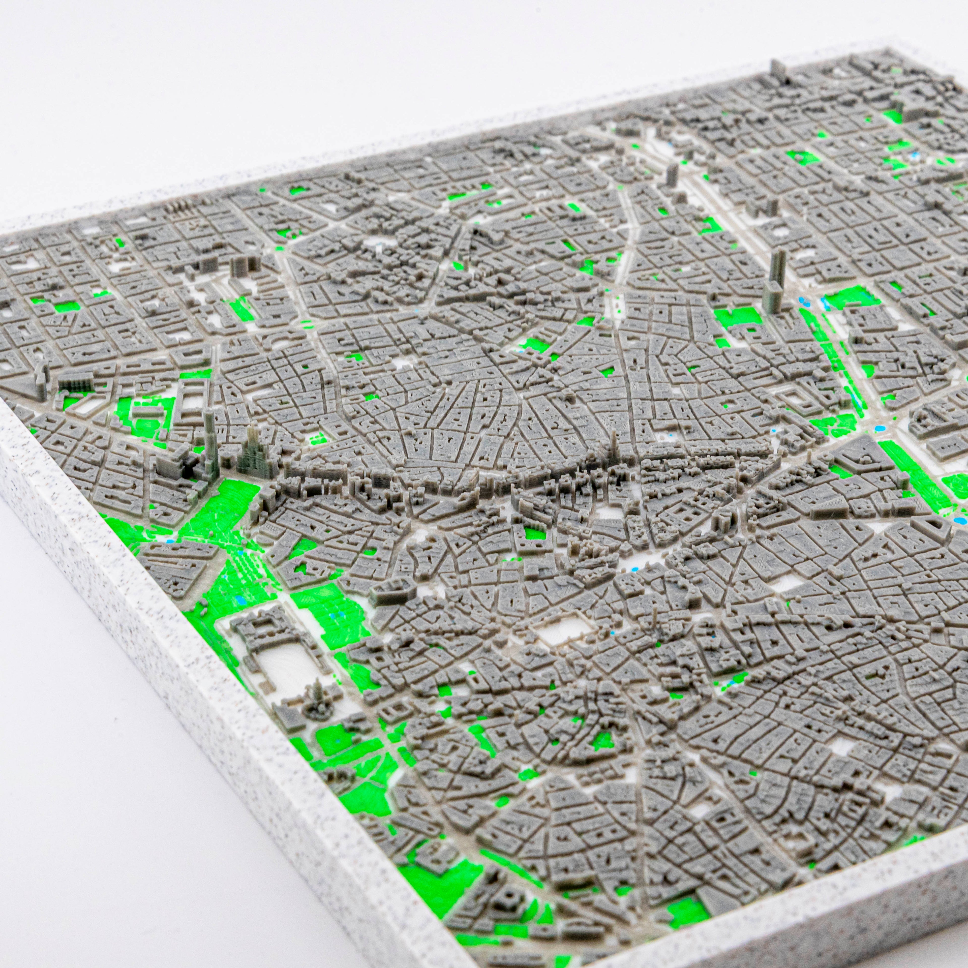 Carte 3D de Madrid