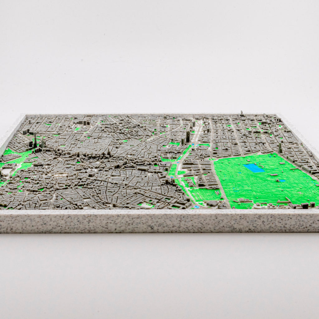 Carte 3D de Madrid