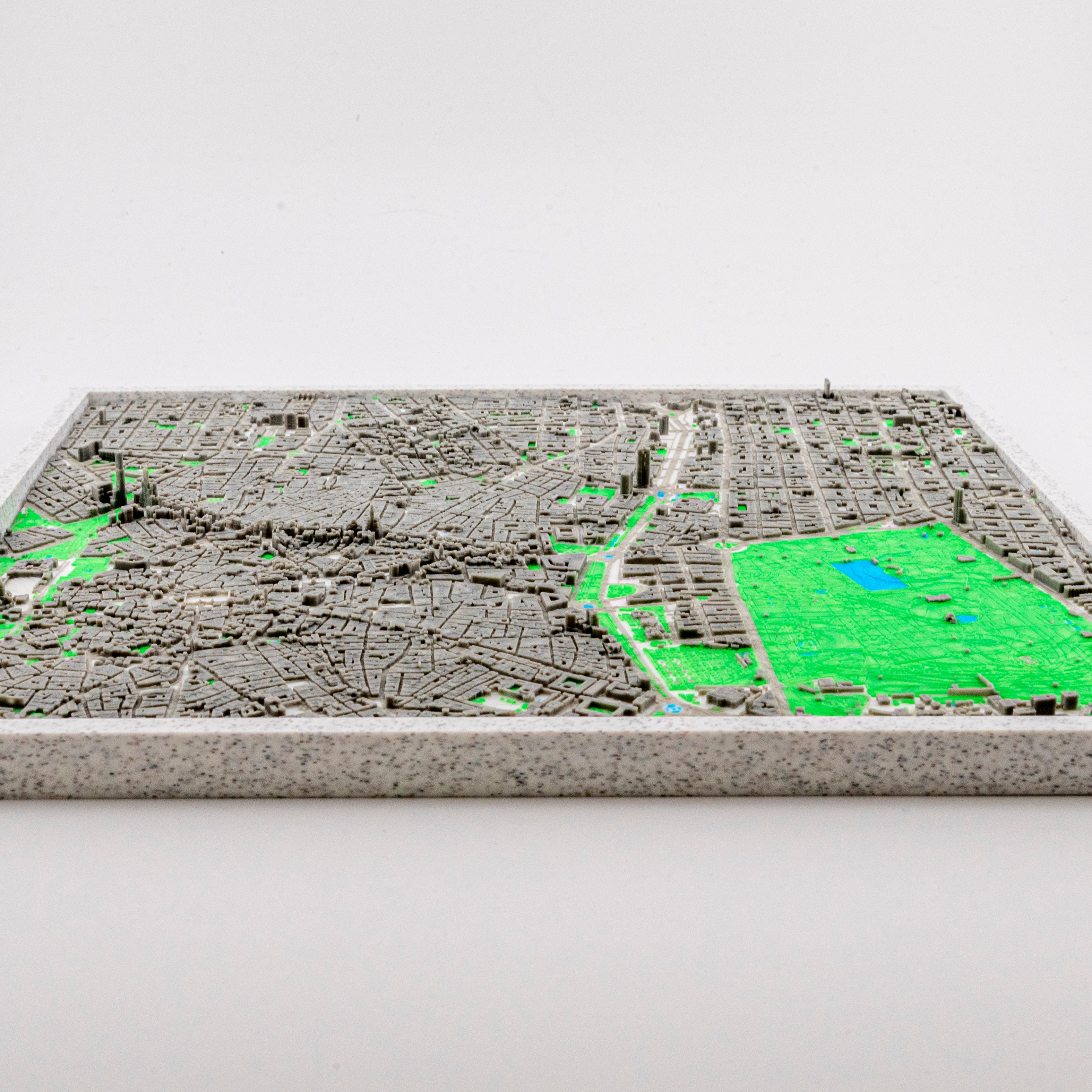 Carte 3D de Madrid