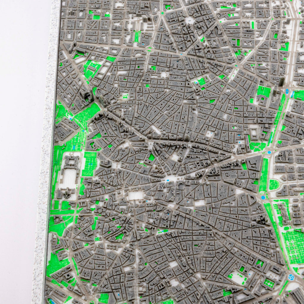 Carte 3D de Madrid