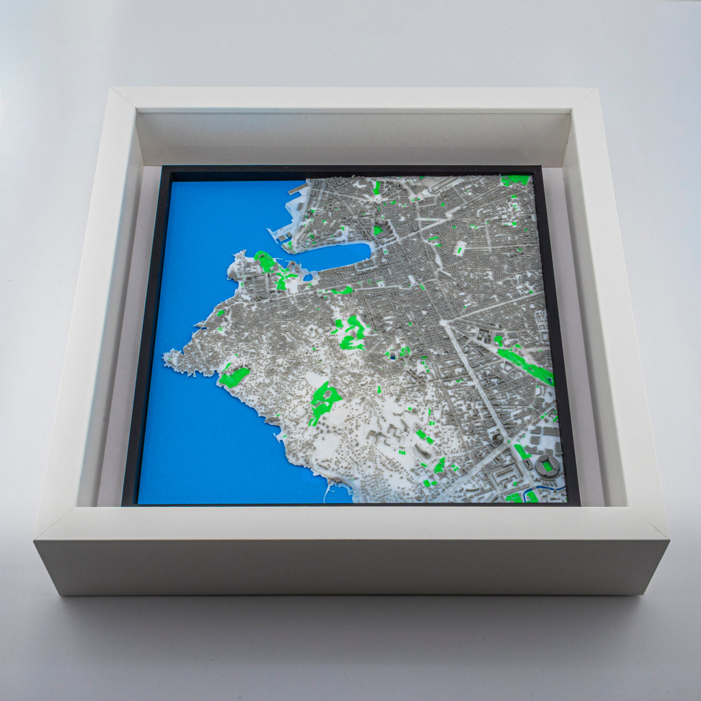 Carte 3D de Marseille