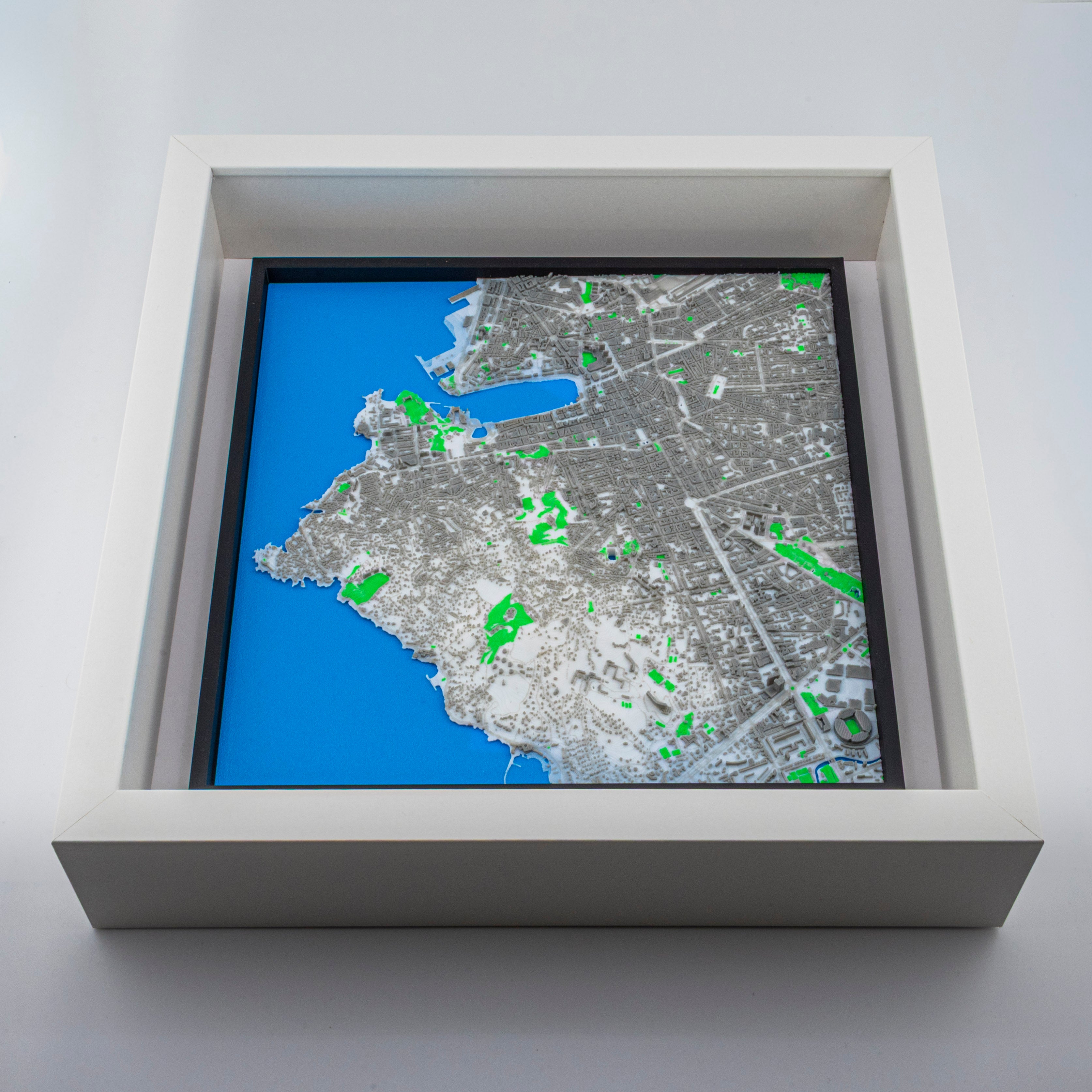 Carte 3D de Marseille