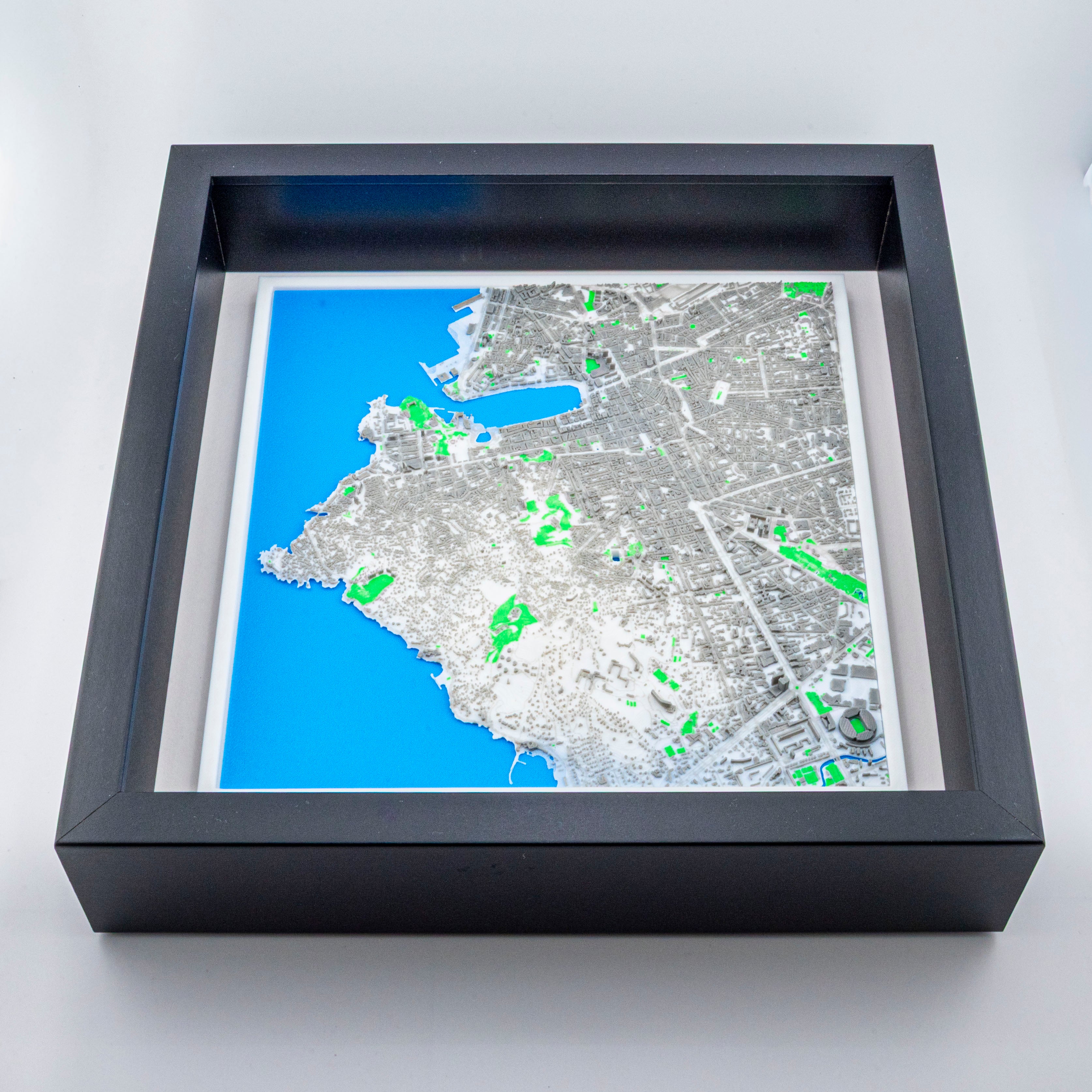 Carte 3D de Marseille