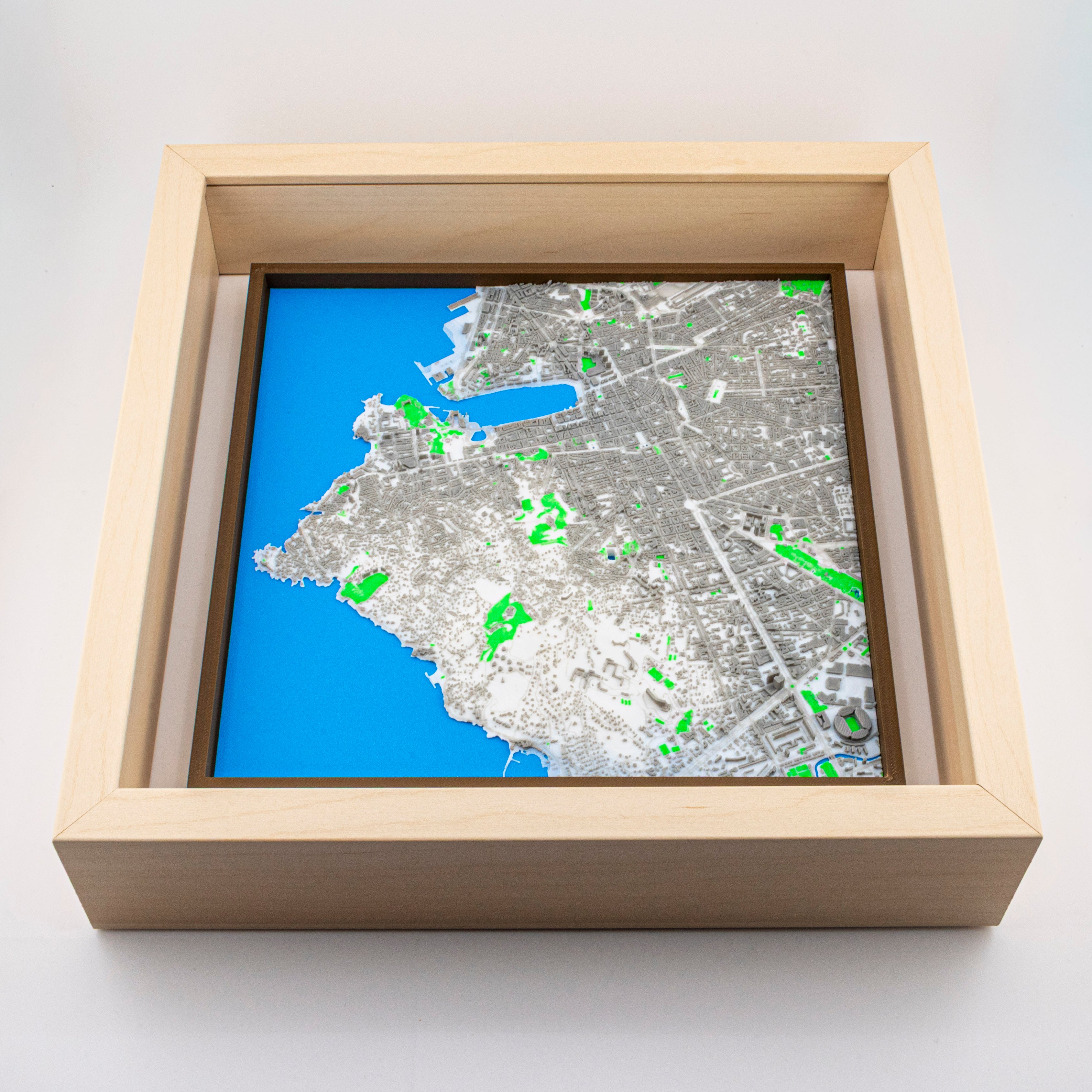 Carte 3D de Marseille