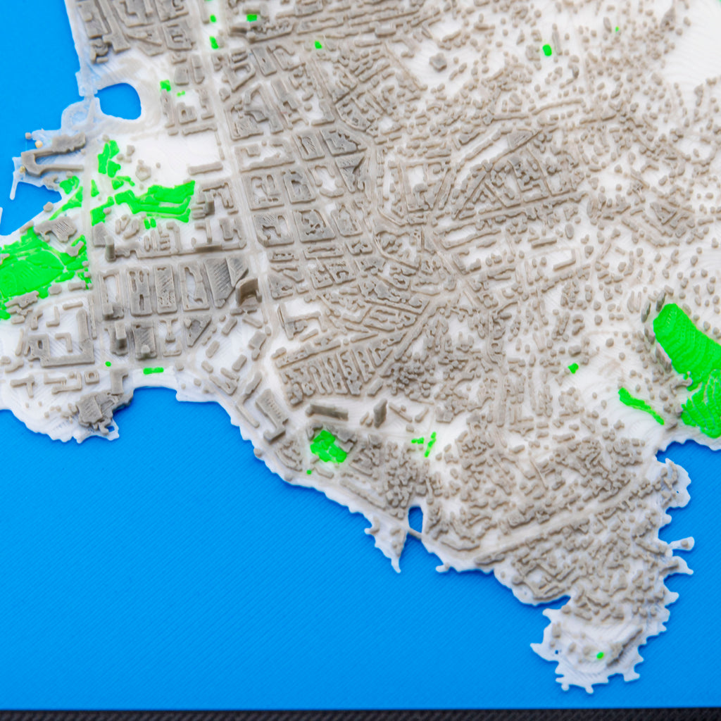 Carte 3D de Marseille