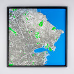 Carte 3D de Marseille