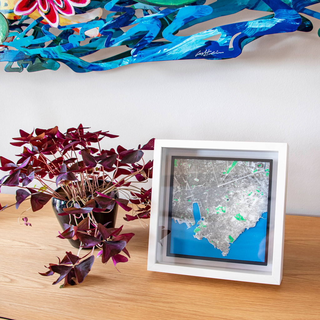 Carte 3D de Marseille