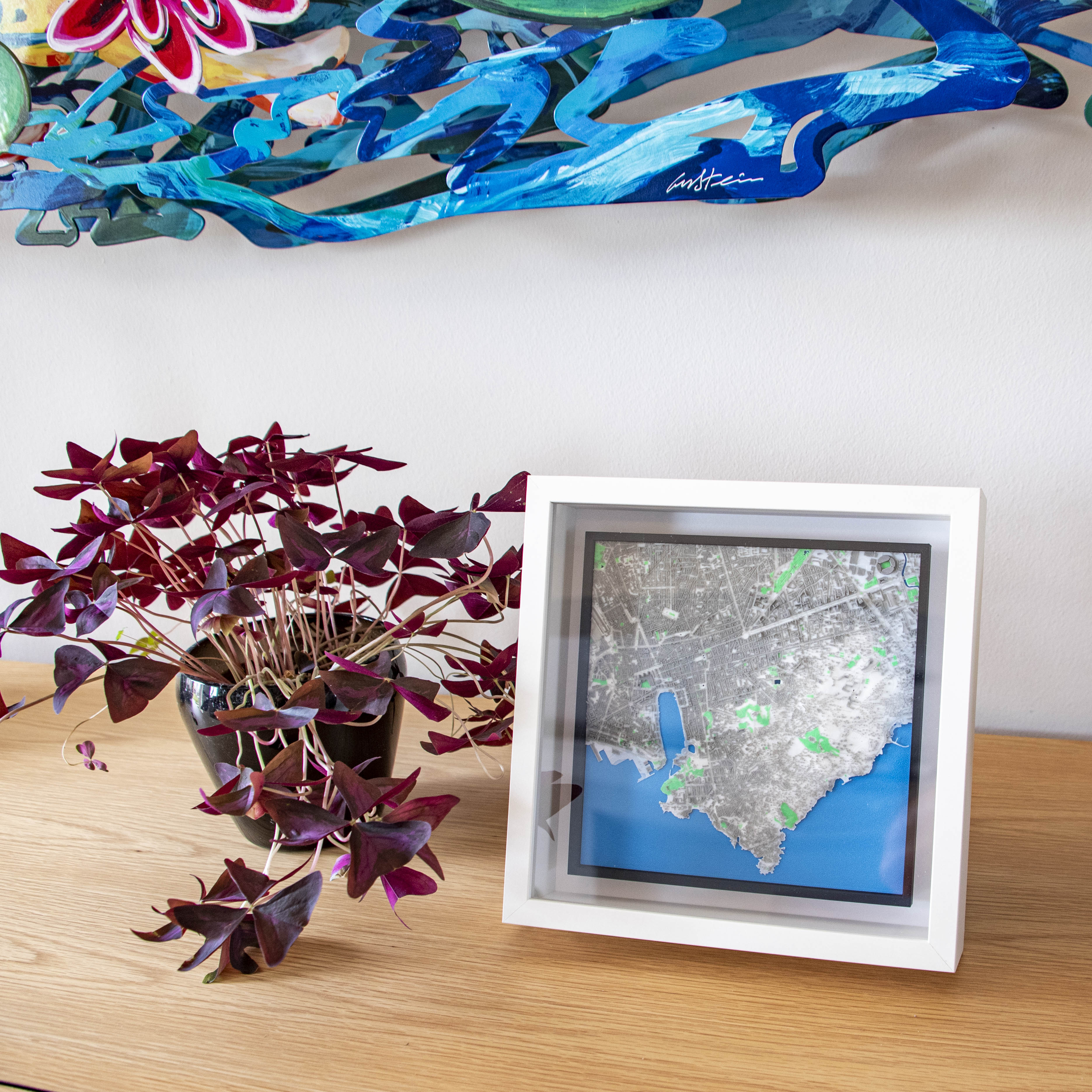 Carte 3D de Marseille