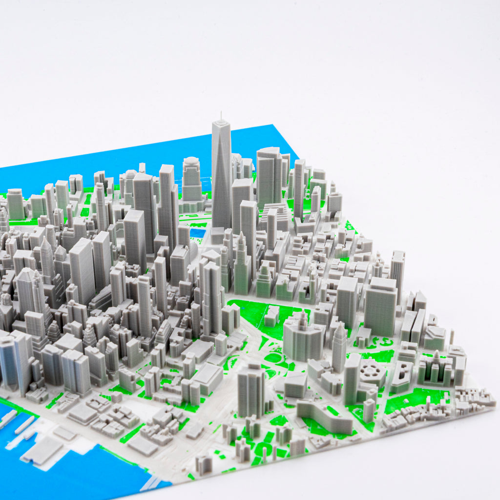 Carte 3D de New York - Lower Manhattan