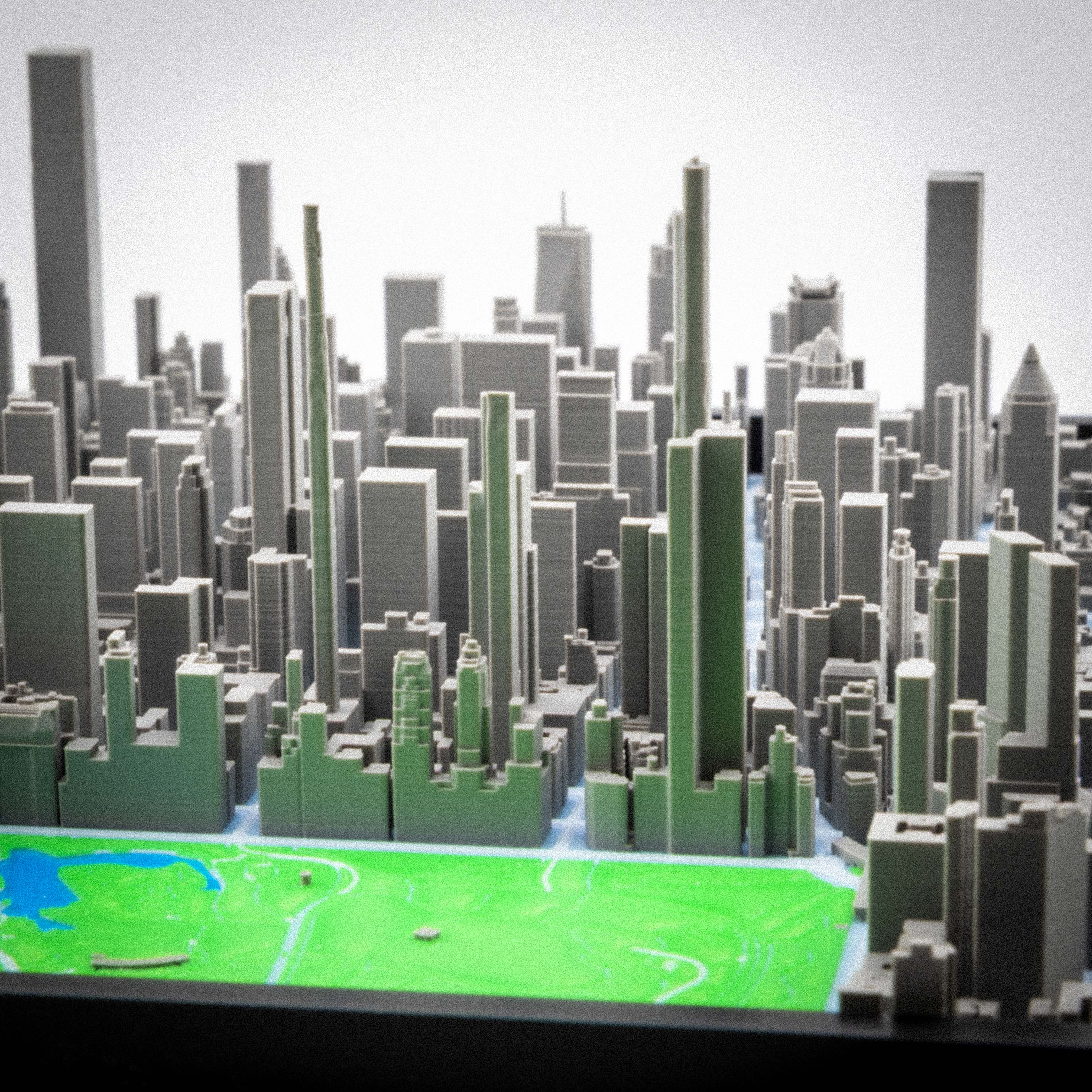 Carte 3D de New York - Upper Manhattan